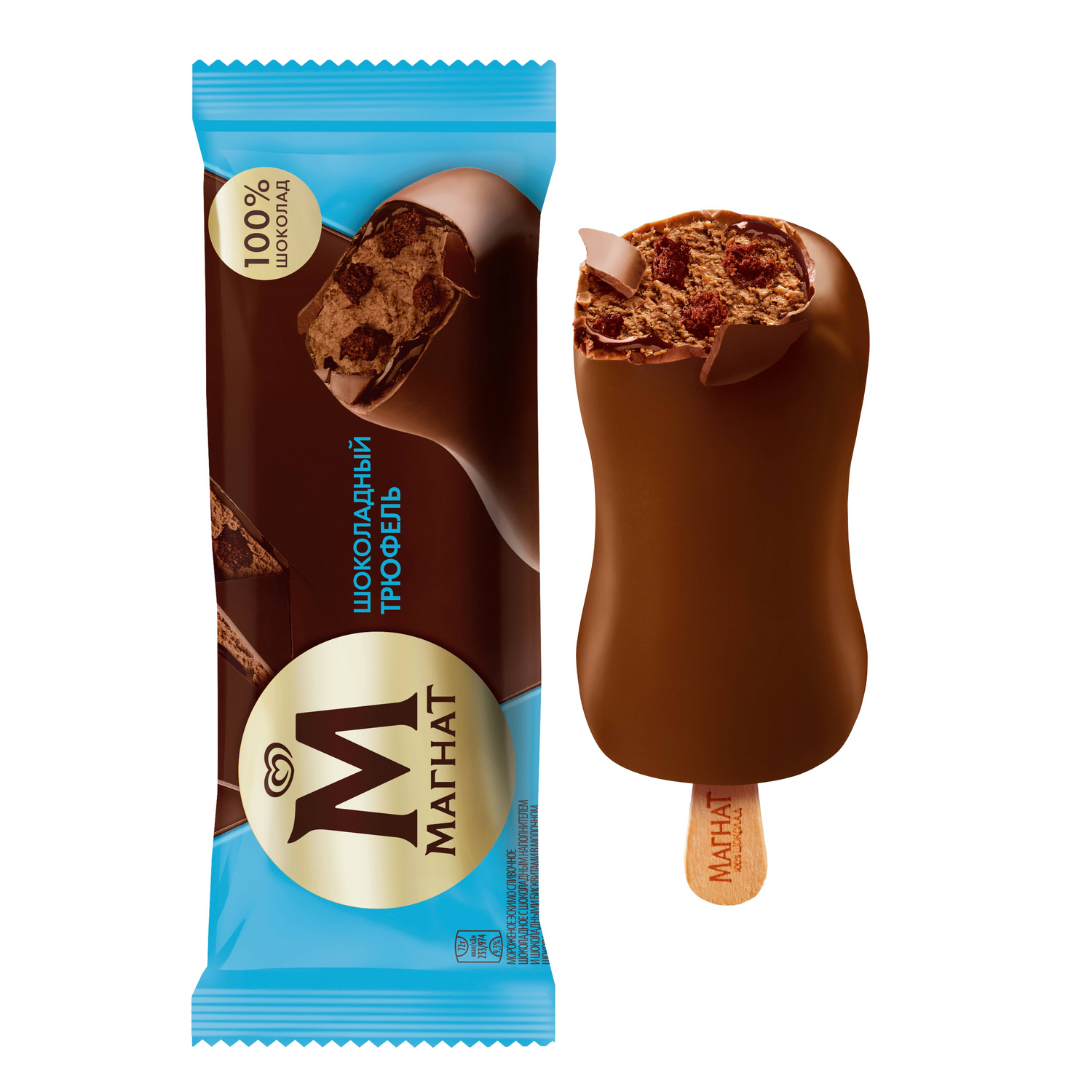 Мороженое Магнат Шоколадный трюфель 72 гр