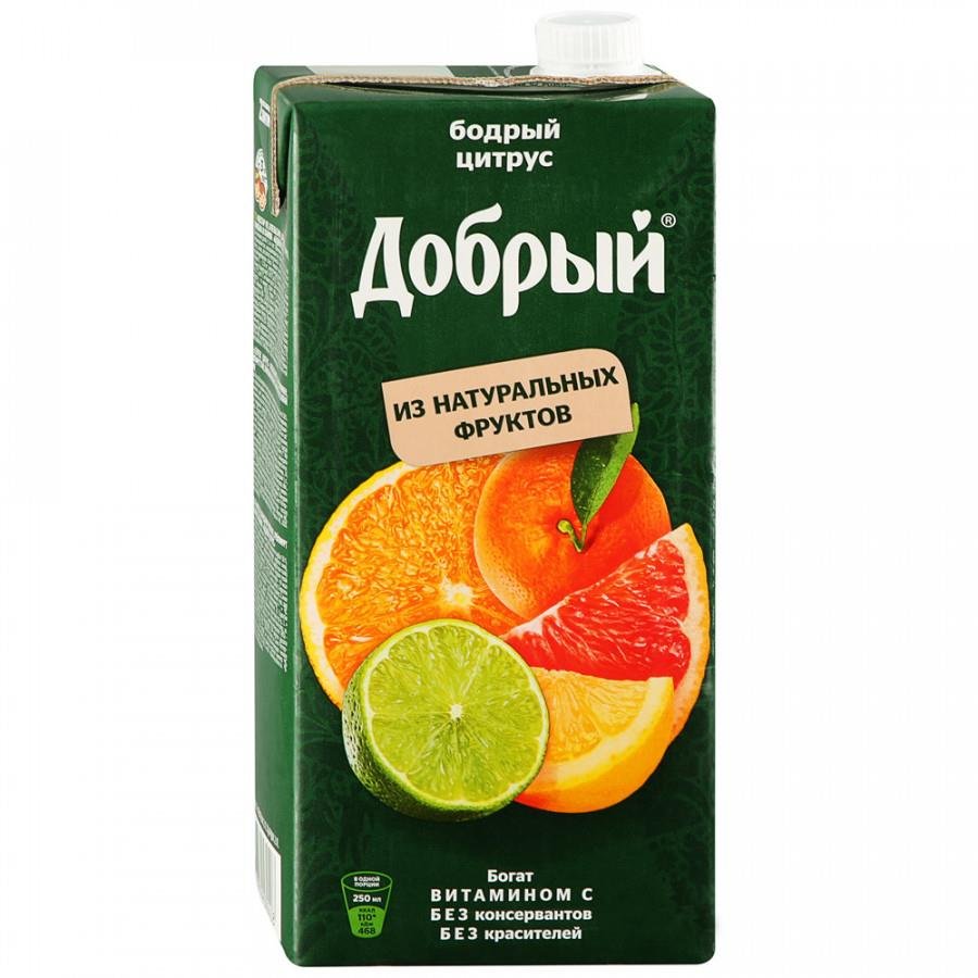 Добрый сок цитрус TetraPak 2л