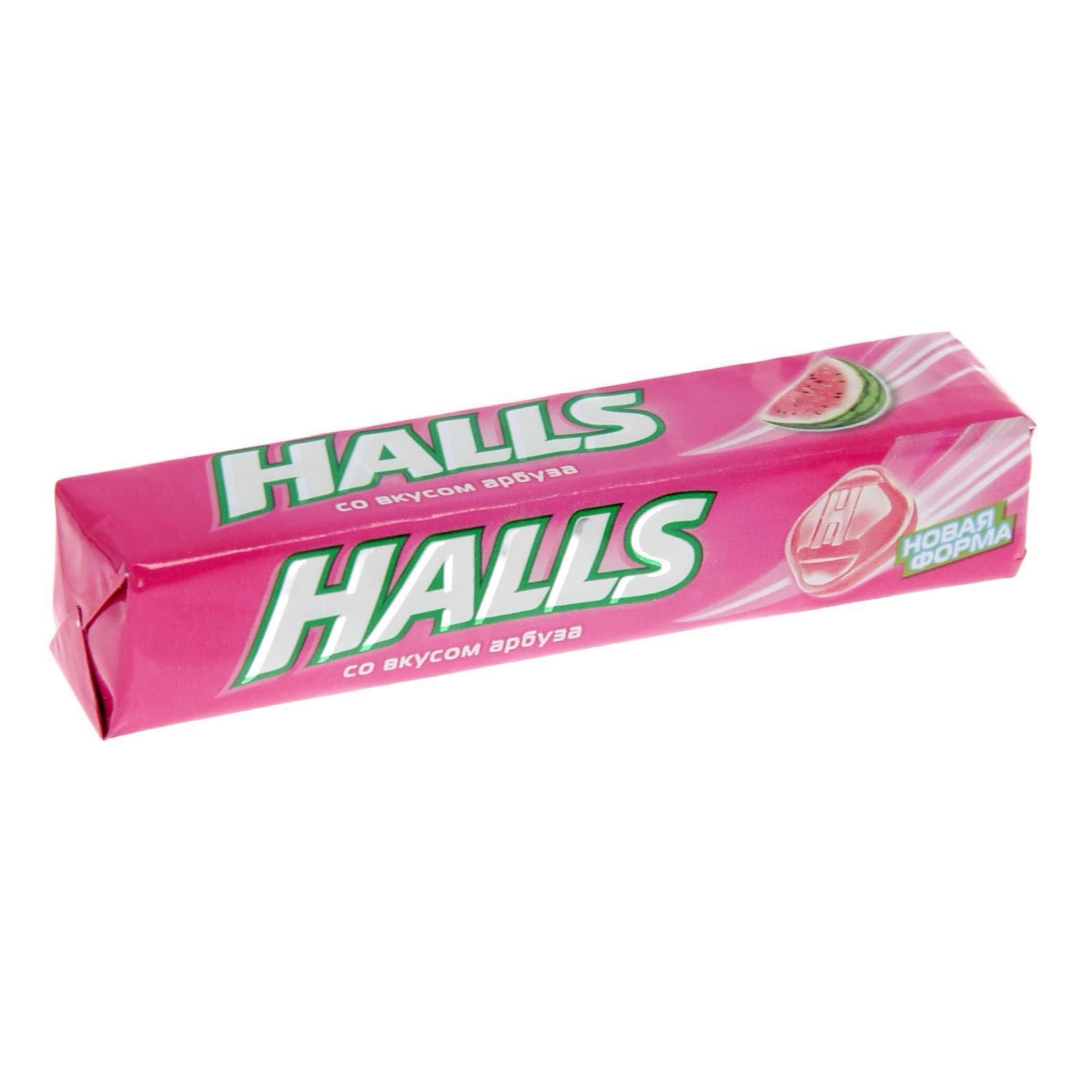 Конфеты жевательные HALLS со вкусом арбуза