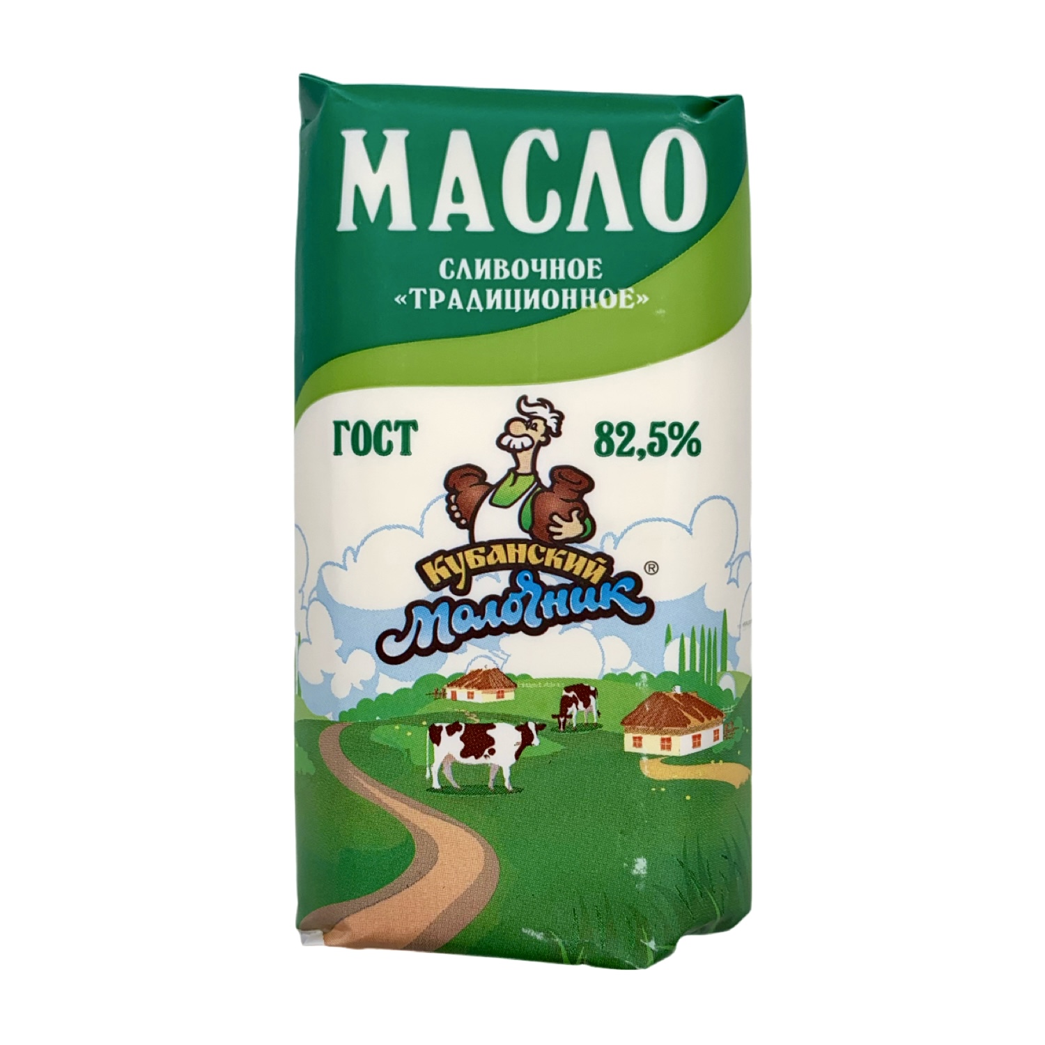 Масло сливочное "Традиционное" Кубанский молочник  82,5% 170 гр