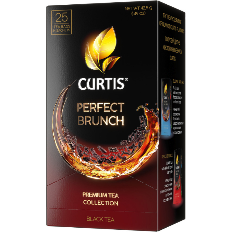 Чай черный пакетированный Curtis Perfect Brunch, 25 х 1.7г