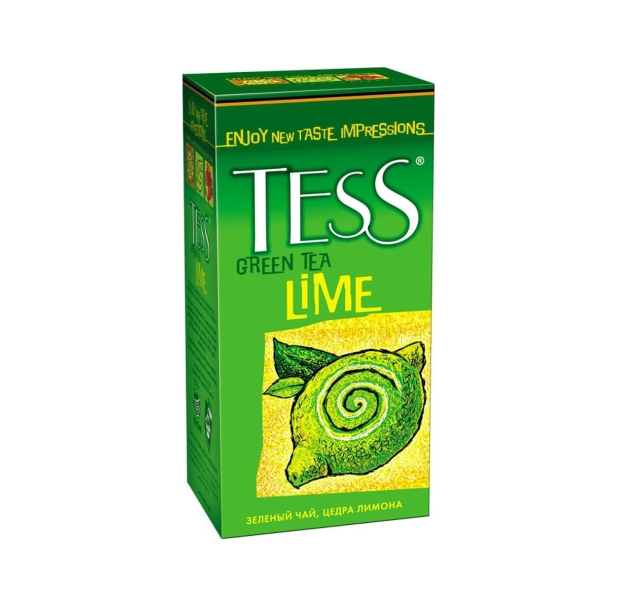 Чай зеленый Tess Lime green Лайм, 25 х 1.5г
