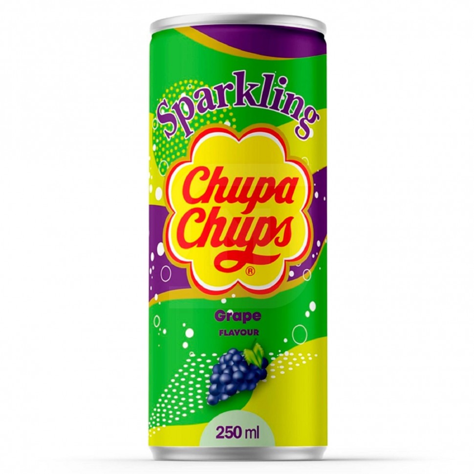 Chupa Chups Напиток cильногазированный Виноград 250 мл