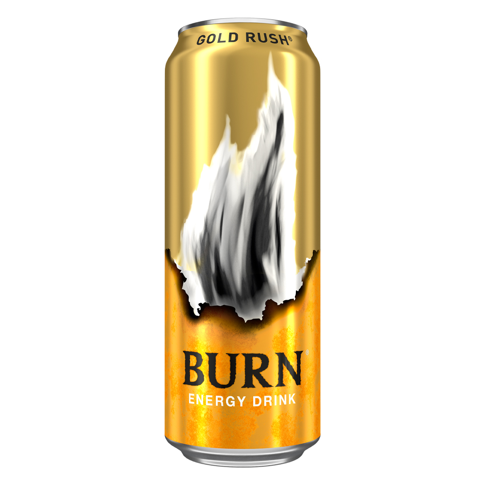 BURN - Gold Rush энергетический напиток ж/б 0,449л
