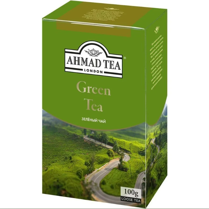 Чай зеленый Ahmad Tea Green Tea листовой, 100г