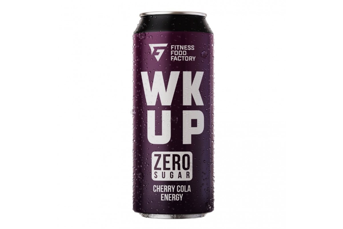 WK UP - Cherry Cola энергетический напиток ж/б 0,45л