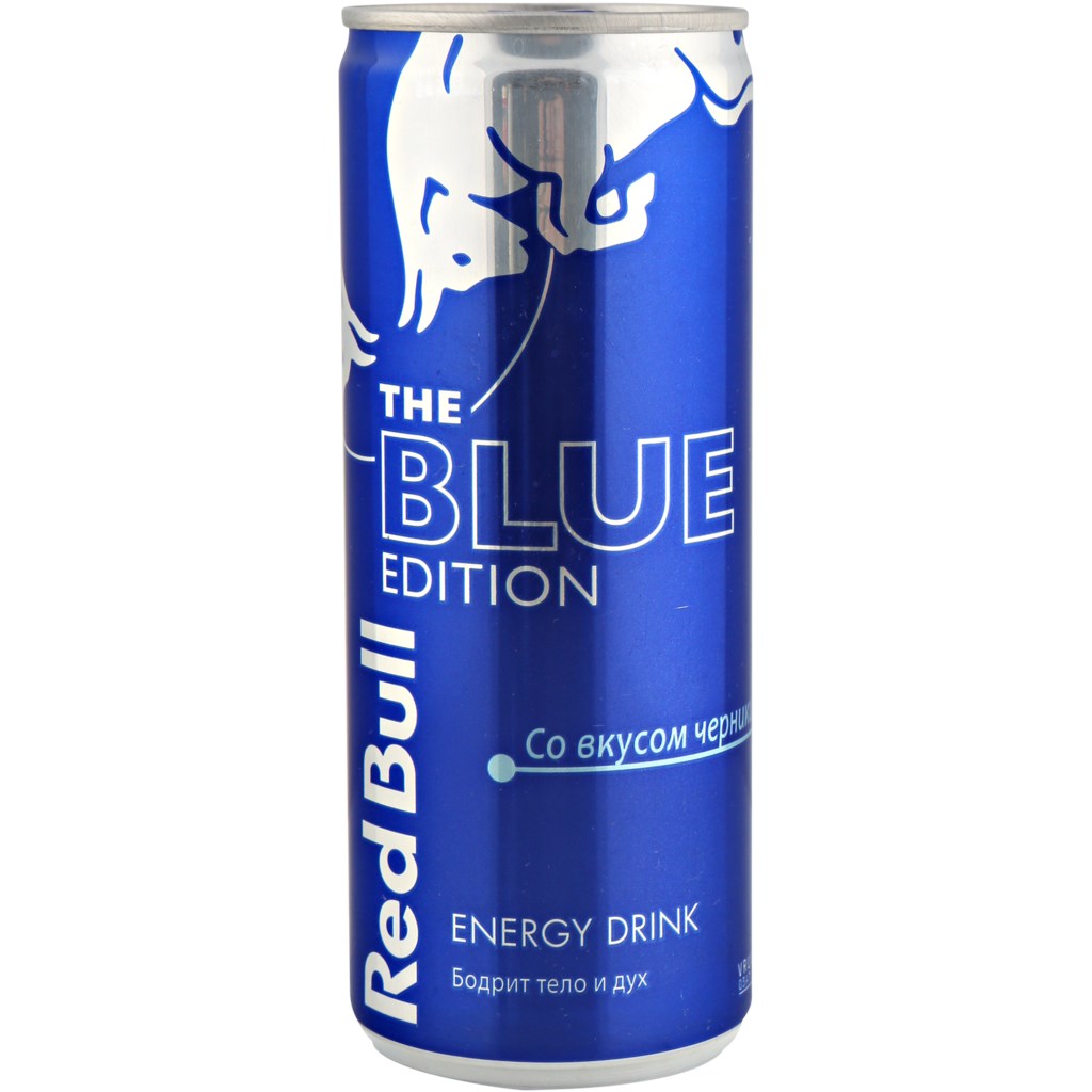 Red Bull - Blue Edition энергетический напиток ж/б 0,355л