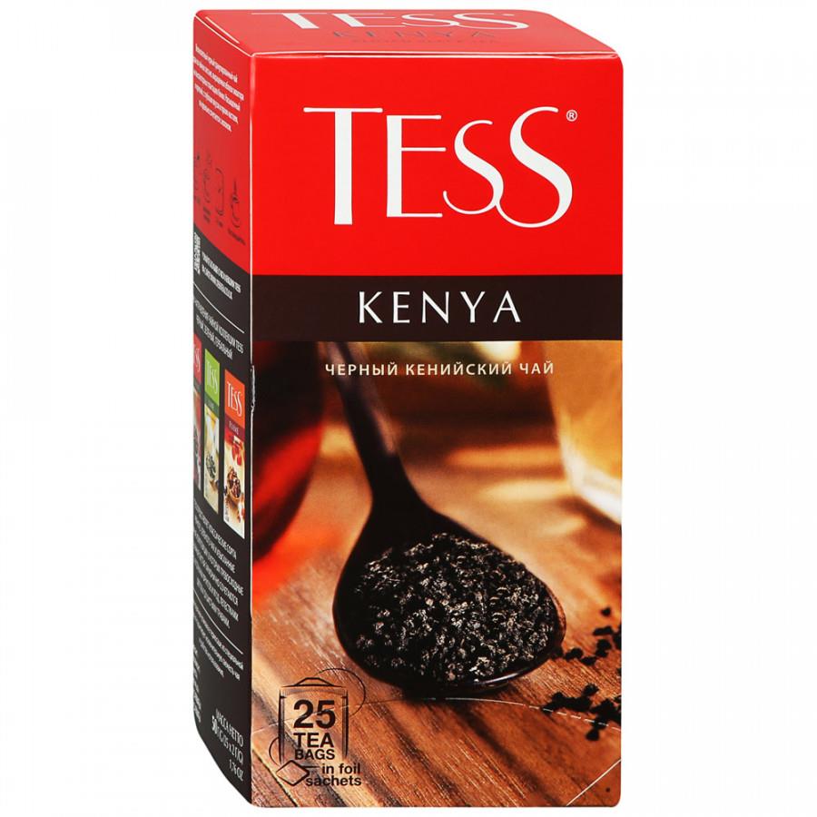 Чай черный кенийский, "Black Tea Kenya", "Tess", 25 пакетиков, 50г