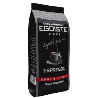 Кофе в зернах Egoiste Espresso жареный, полимерная упаковка, 250г