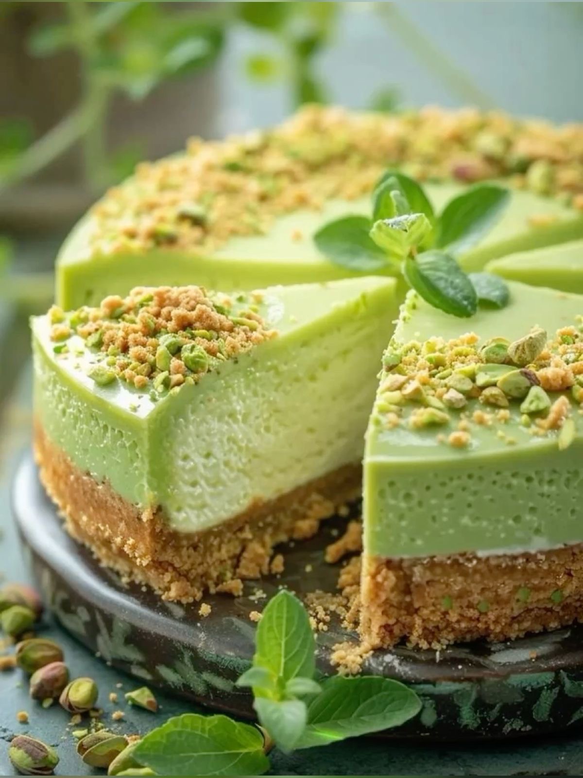 Чизкейк Фисташковый