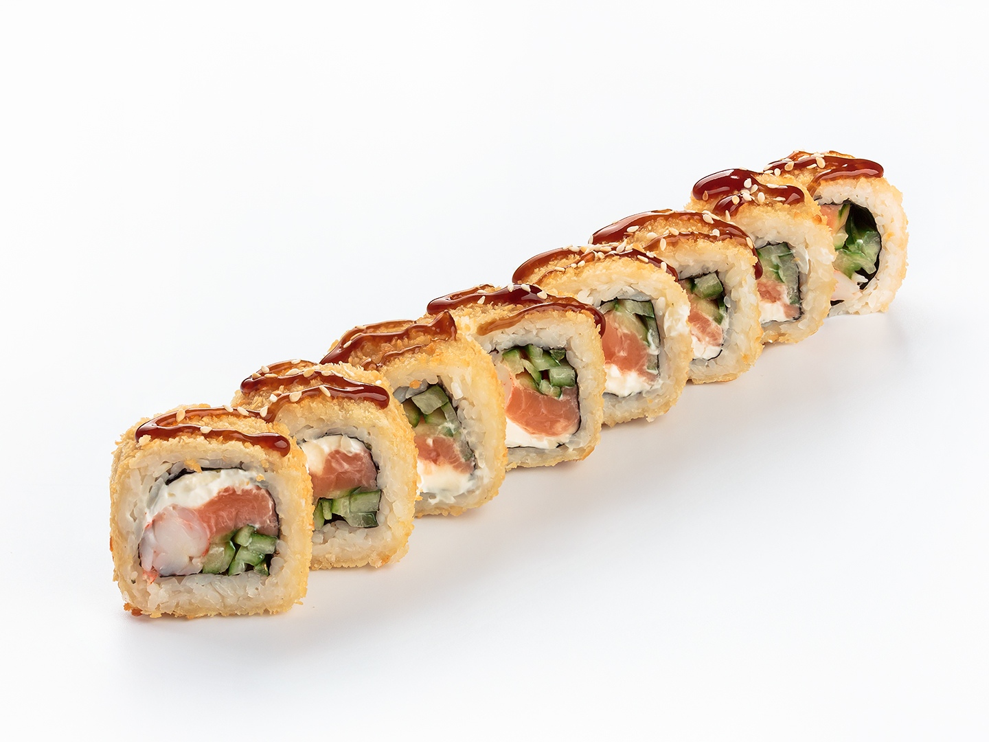 Ролл Эби Сяке Темпура