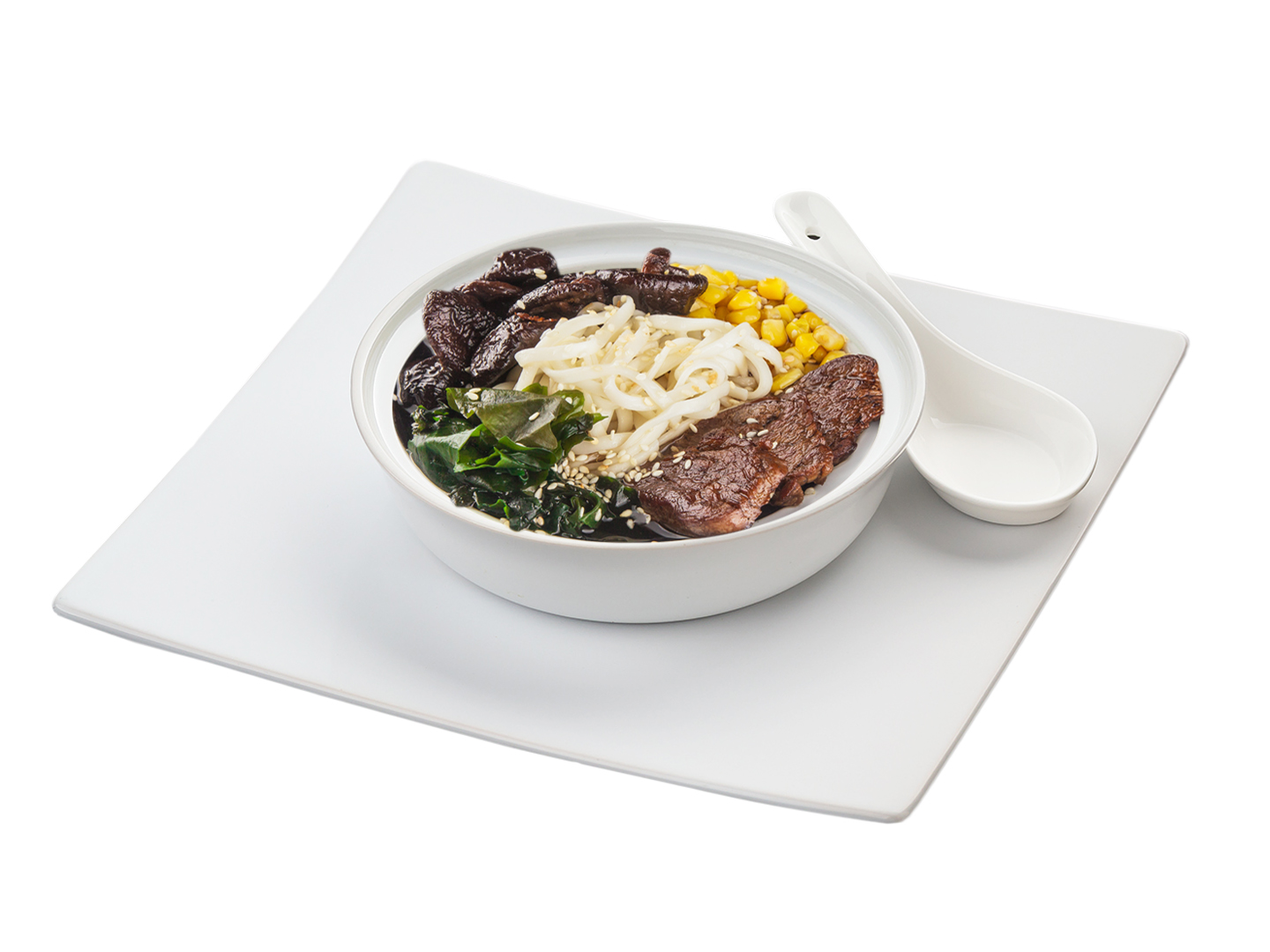 Японский суп с говядиной