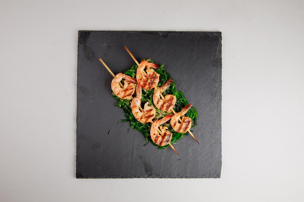 Шашлычок из креветок