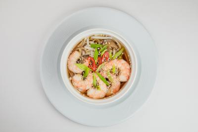 Рамен с креветкой