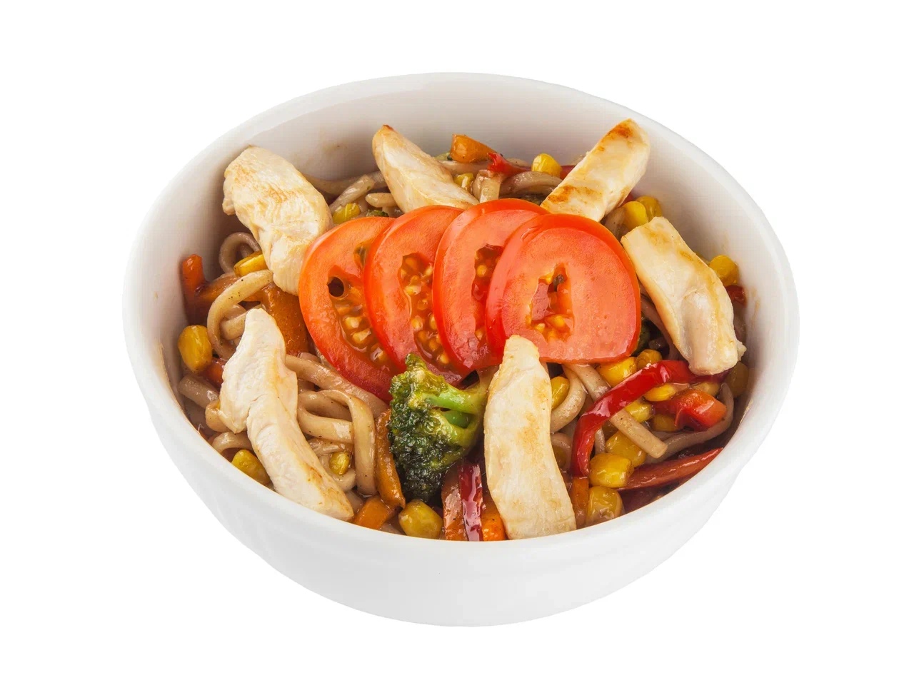 Лапша с курицей