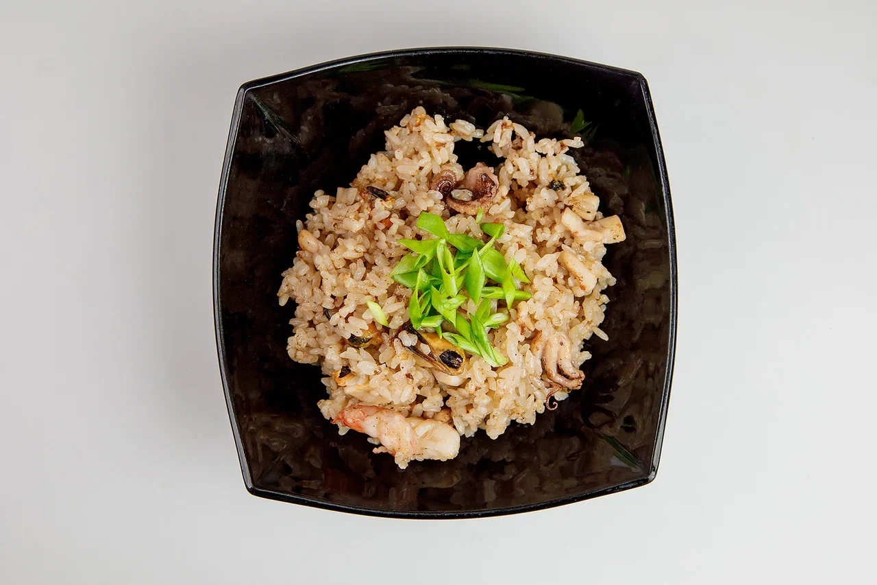 Рис с морепродуктами