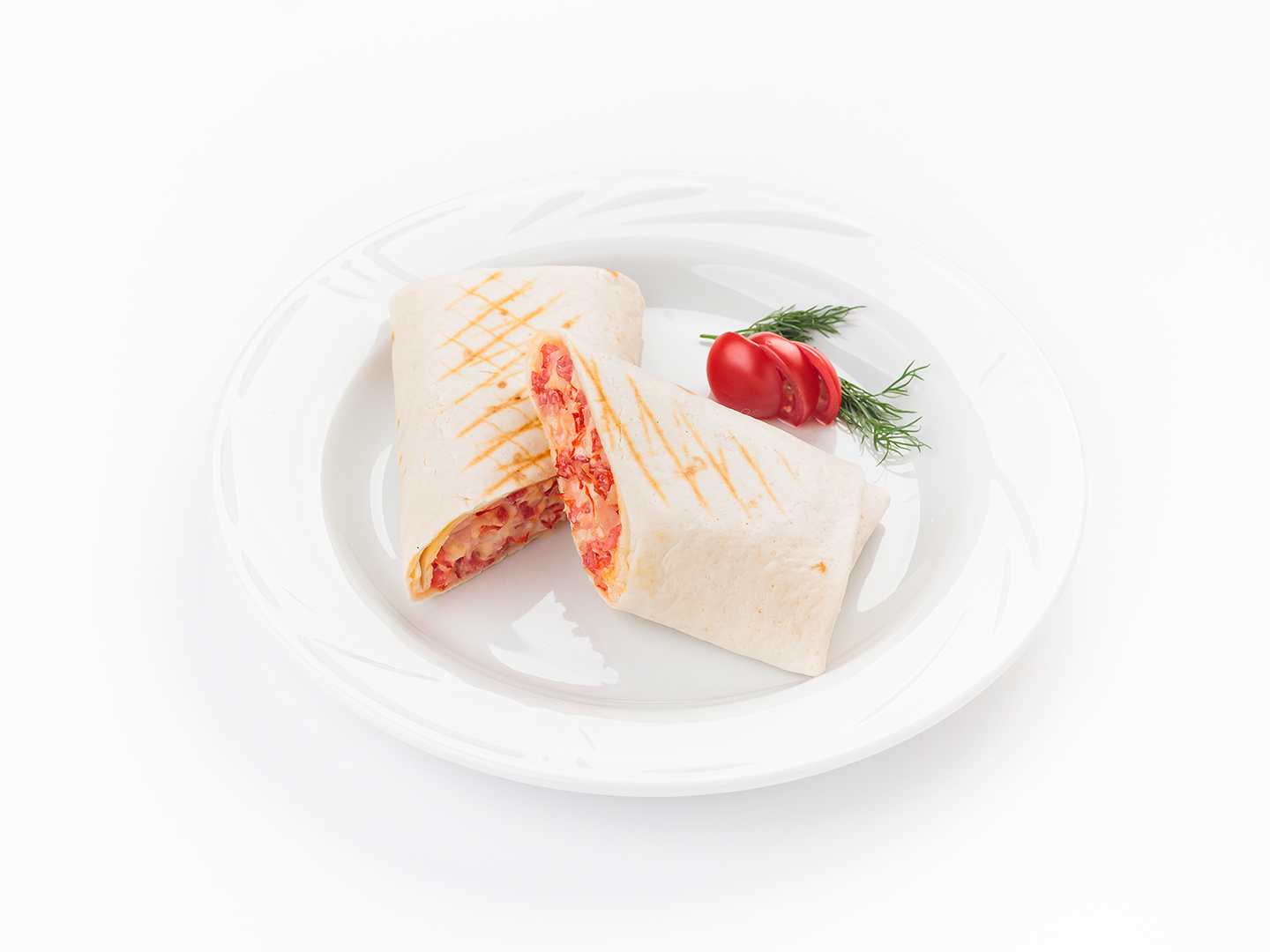 Бурито с сыром и салями