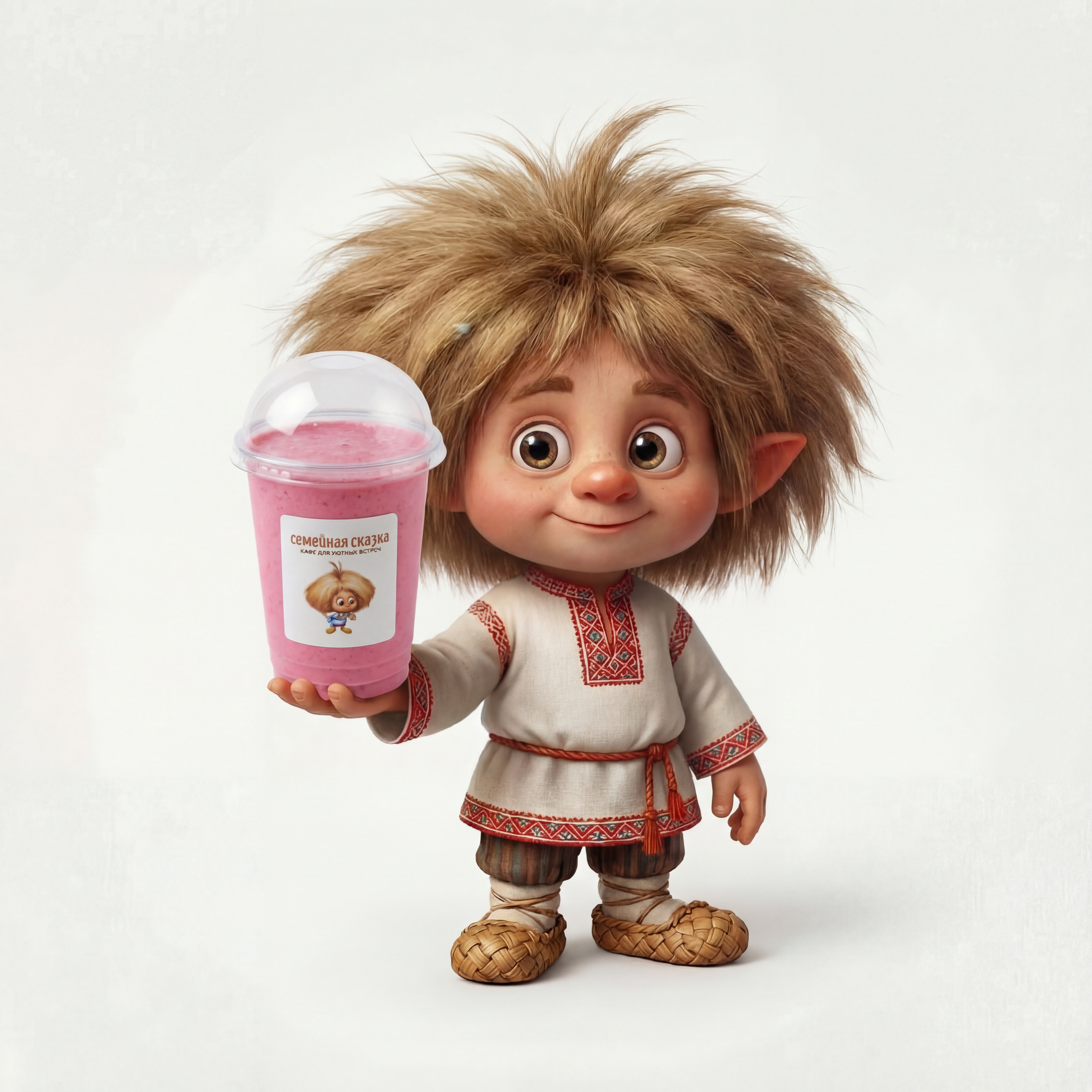 Молочный коктейль клубника 0,3л