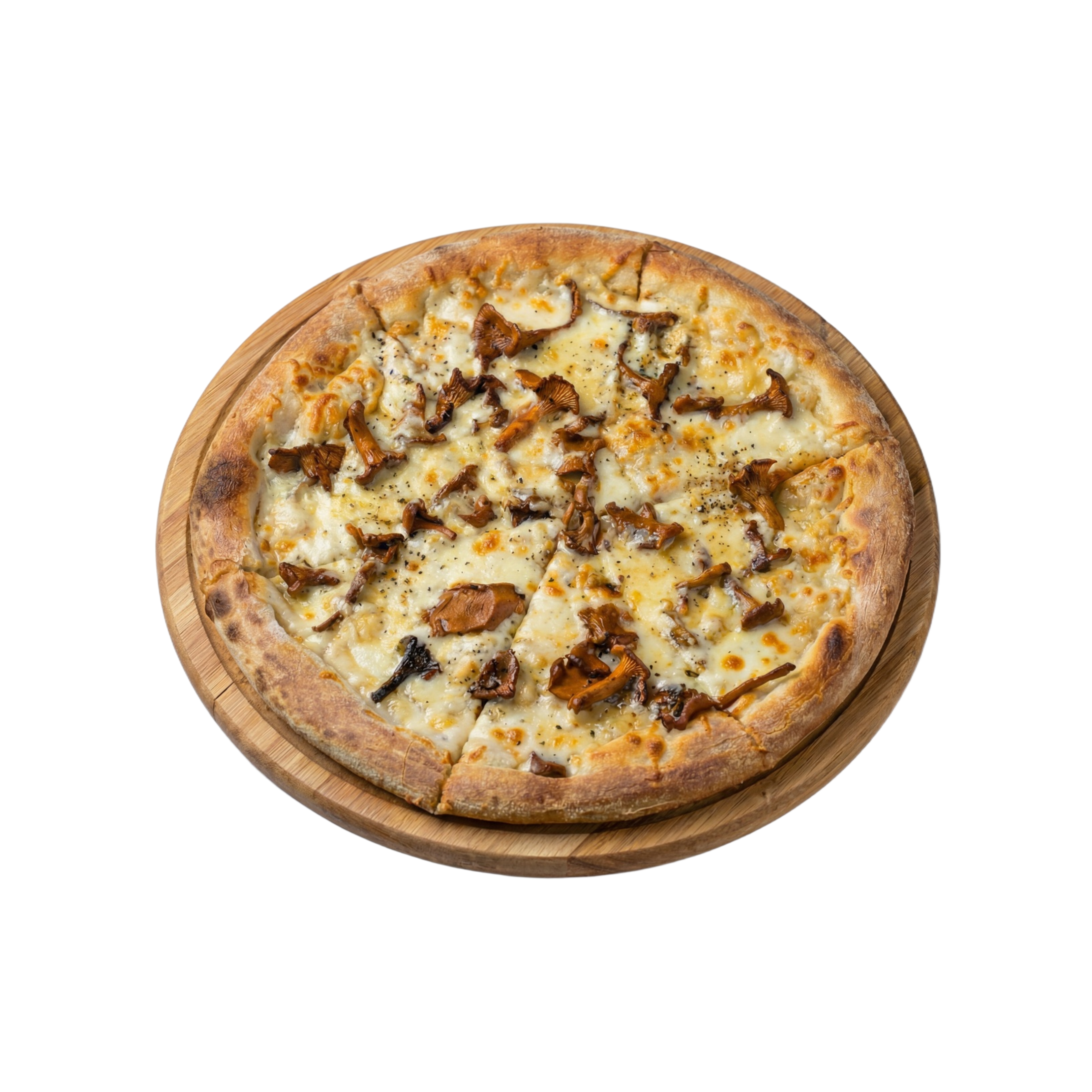 Пицца с лисичками