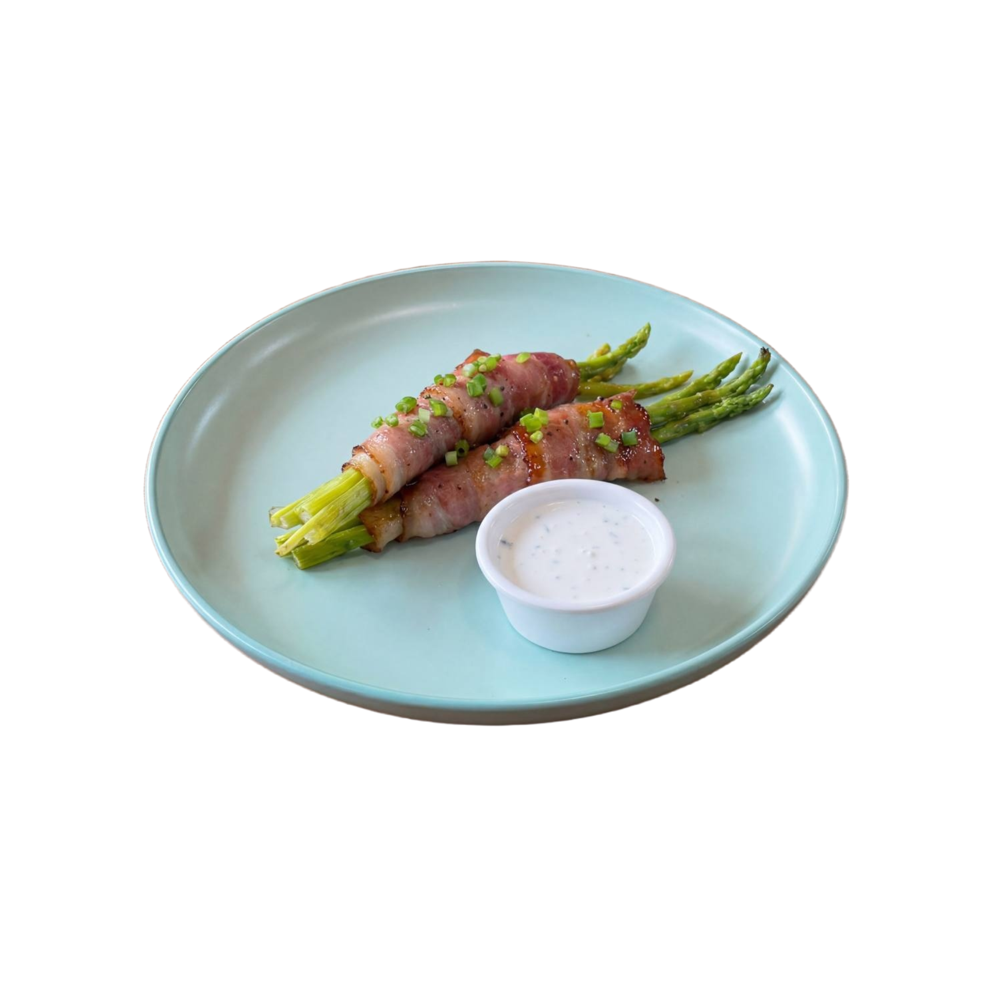 Рулетики со спаржей и беконом