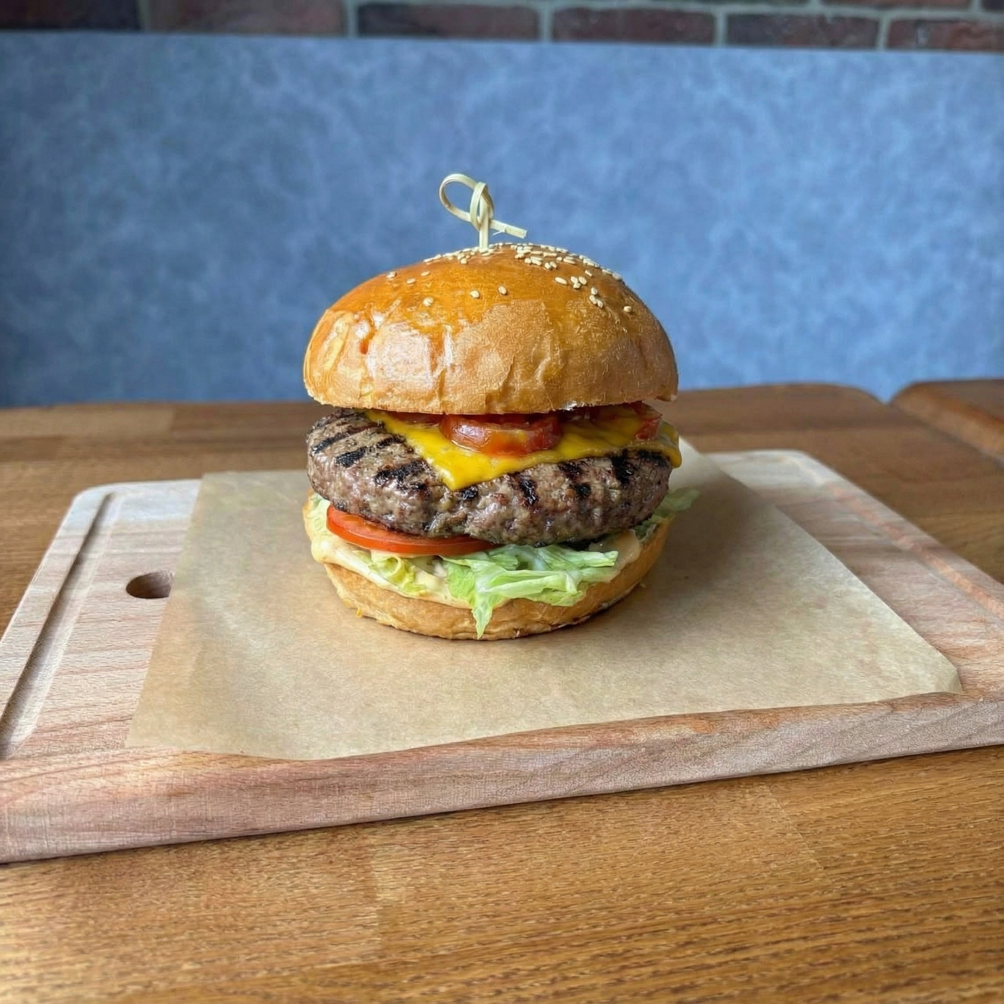 Бургер классический с котлетой из говядины