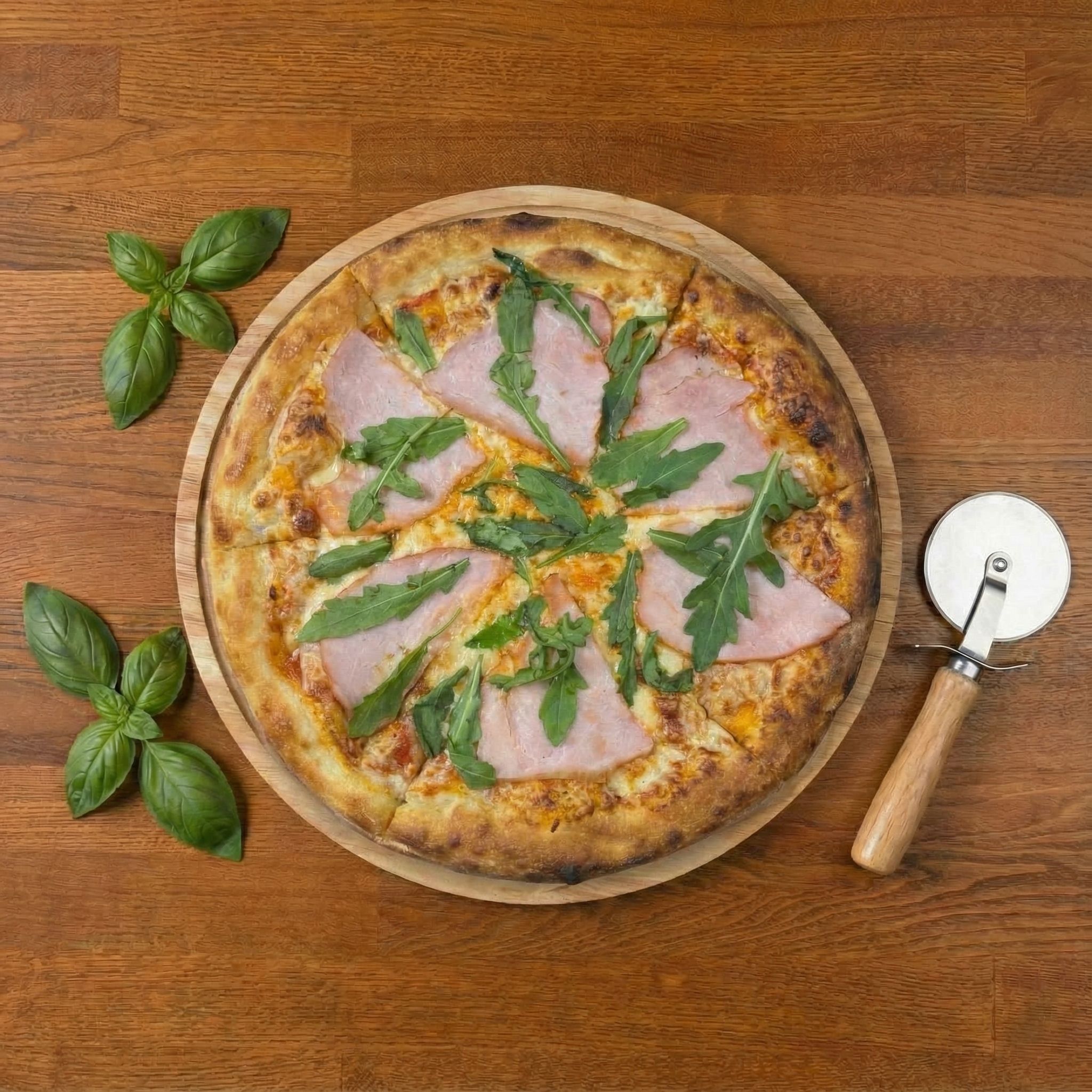 Пицца с тамбовским окороком