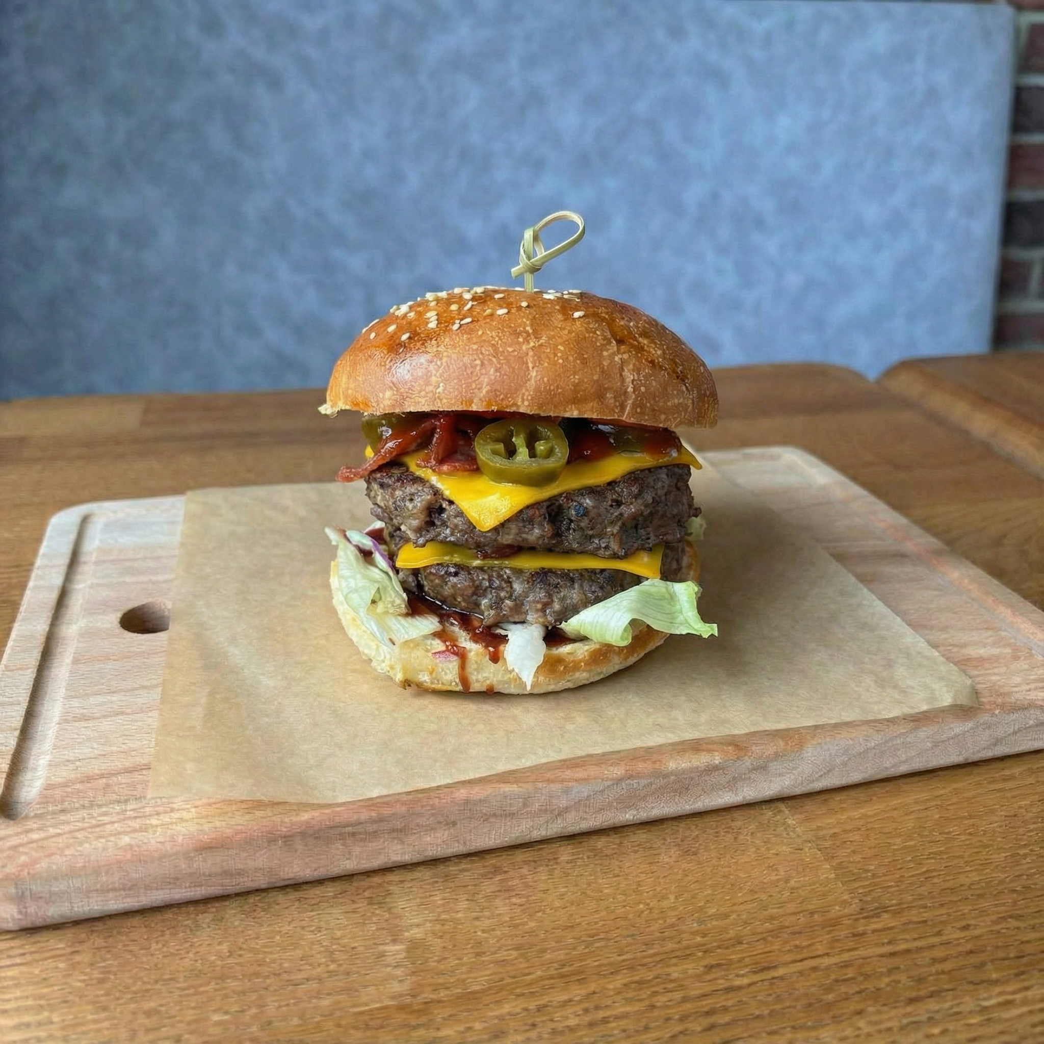 Бургер огонек