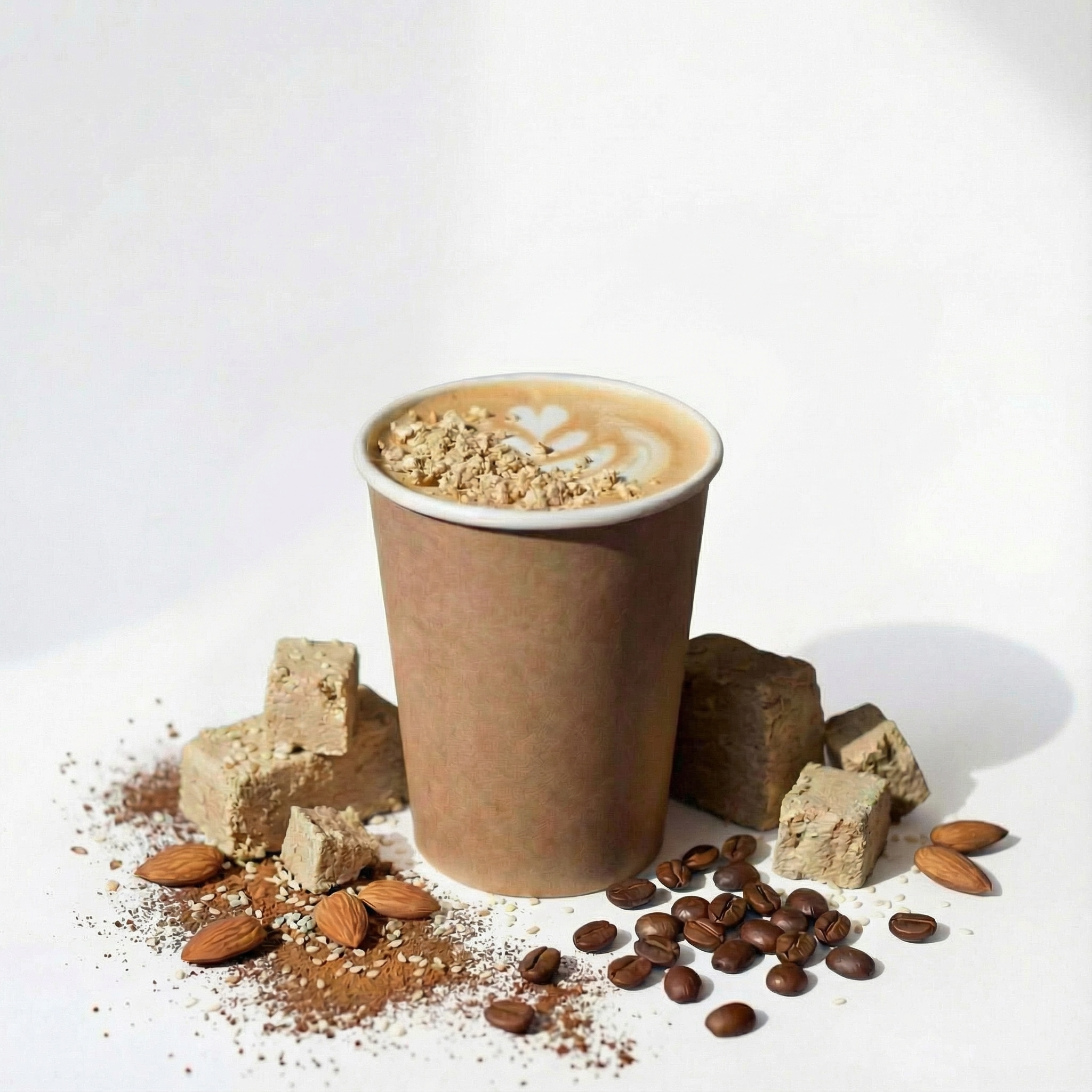 Латте халва - миндаль