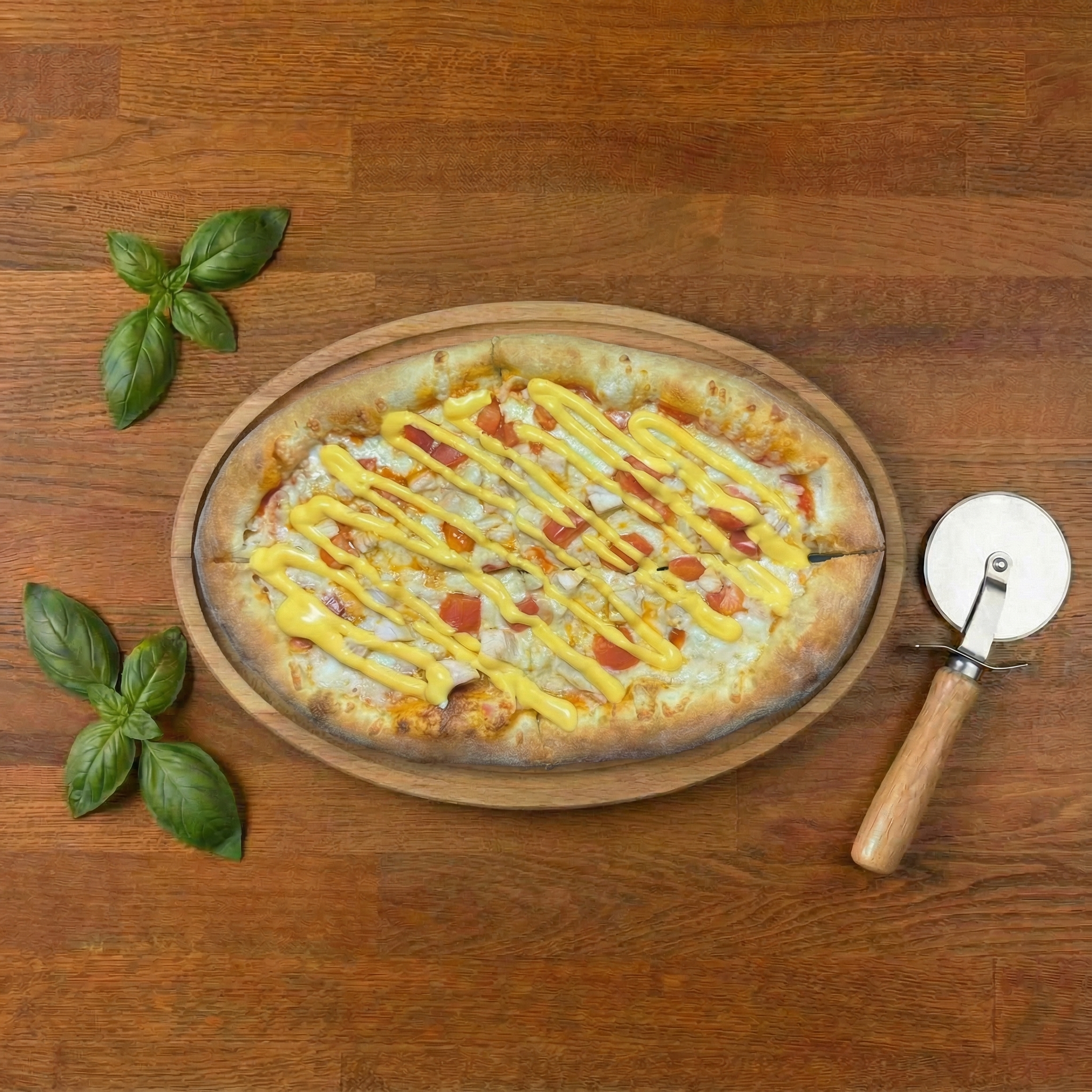 Мини пицца - чикен чиз