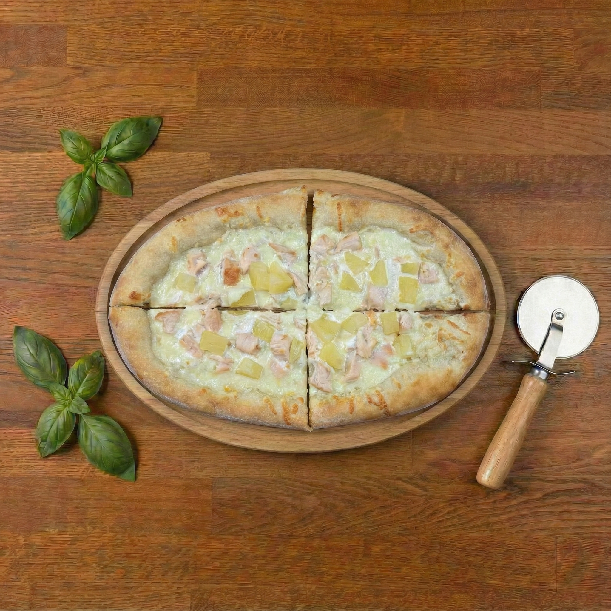 Мини пицца - гавайская