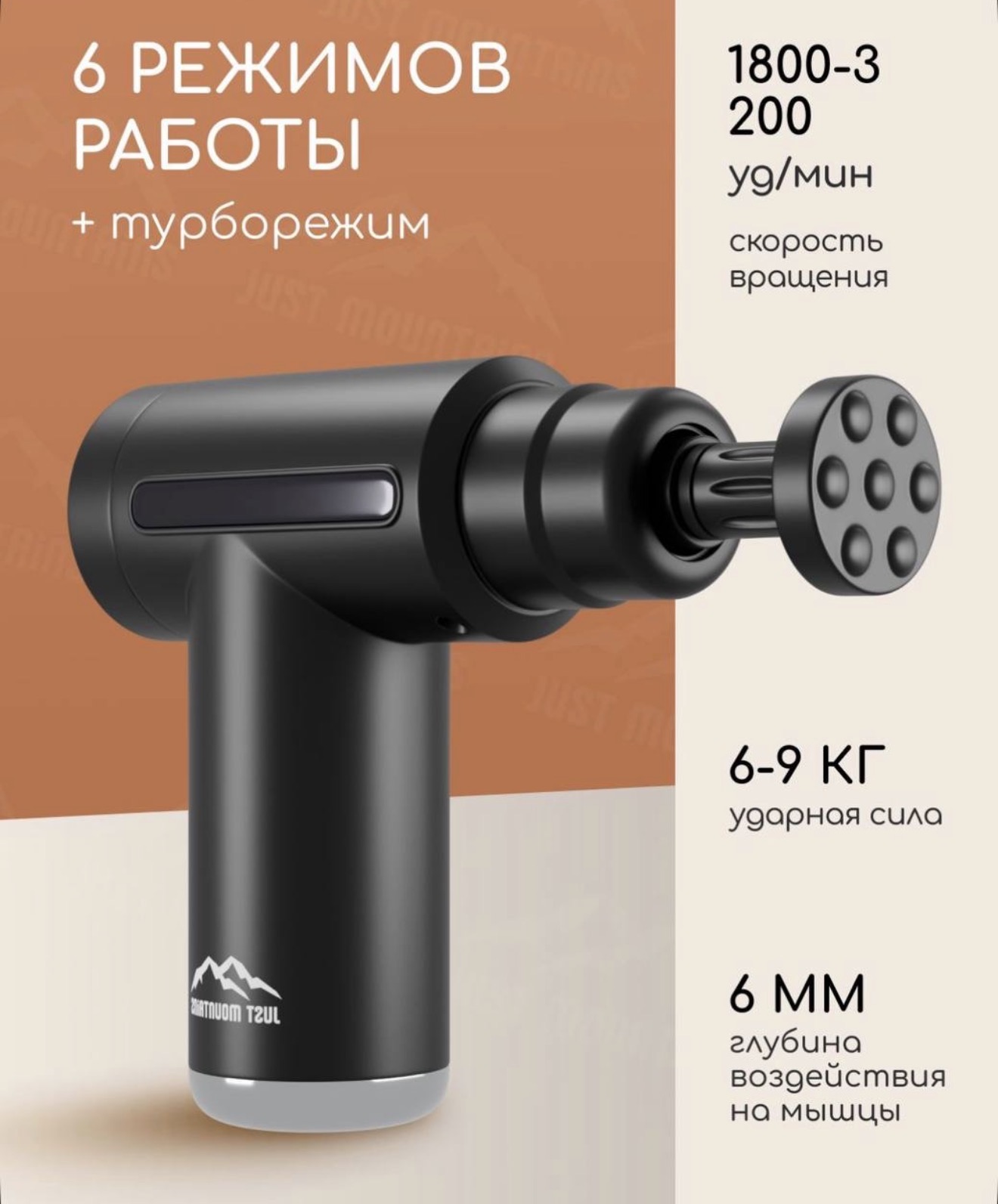 Перкуссионный массажер JM Mini