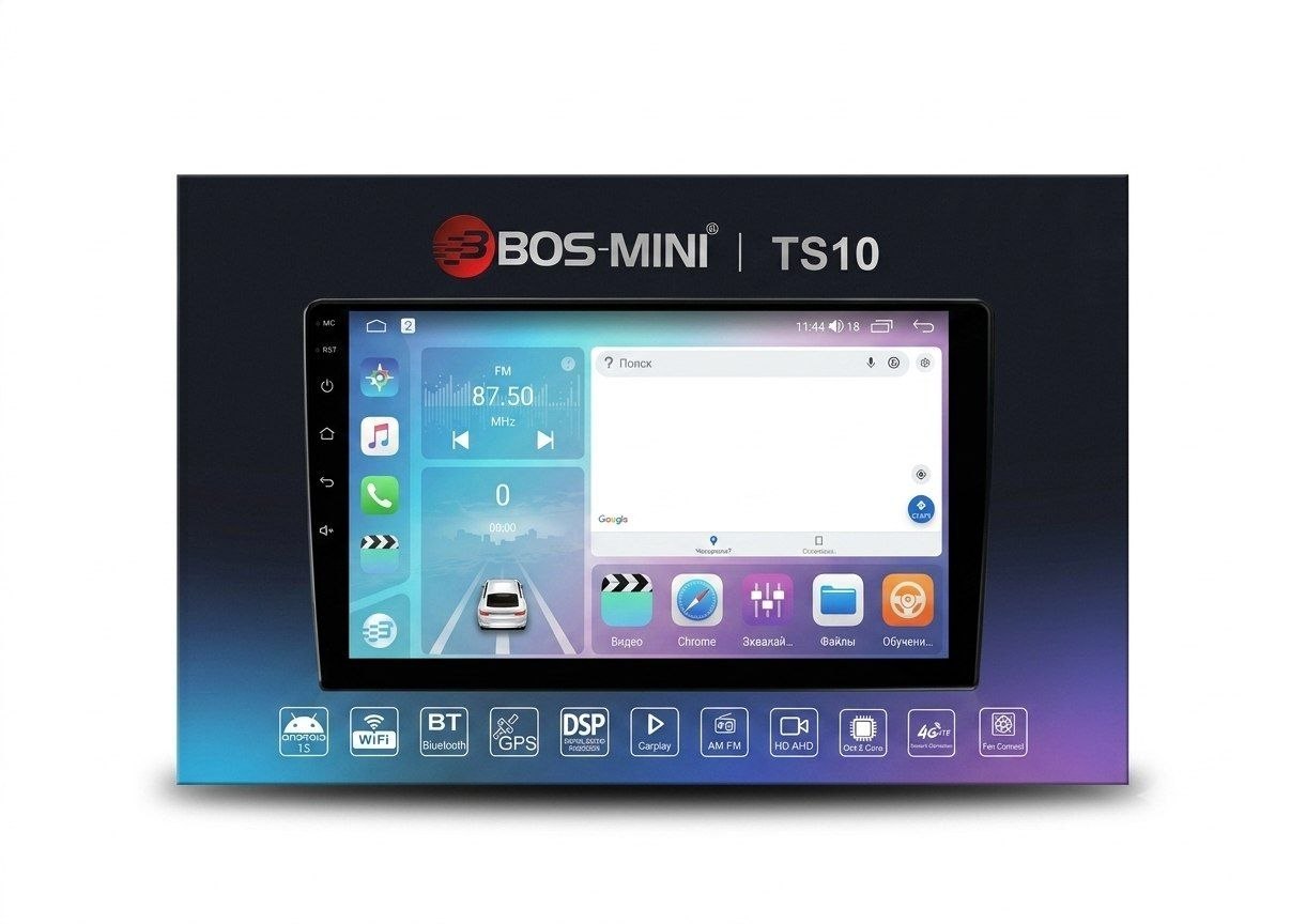 Андроид магнитола Bos-Mini TS10 (ДрайвБас)
