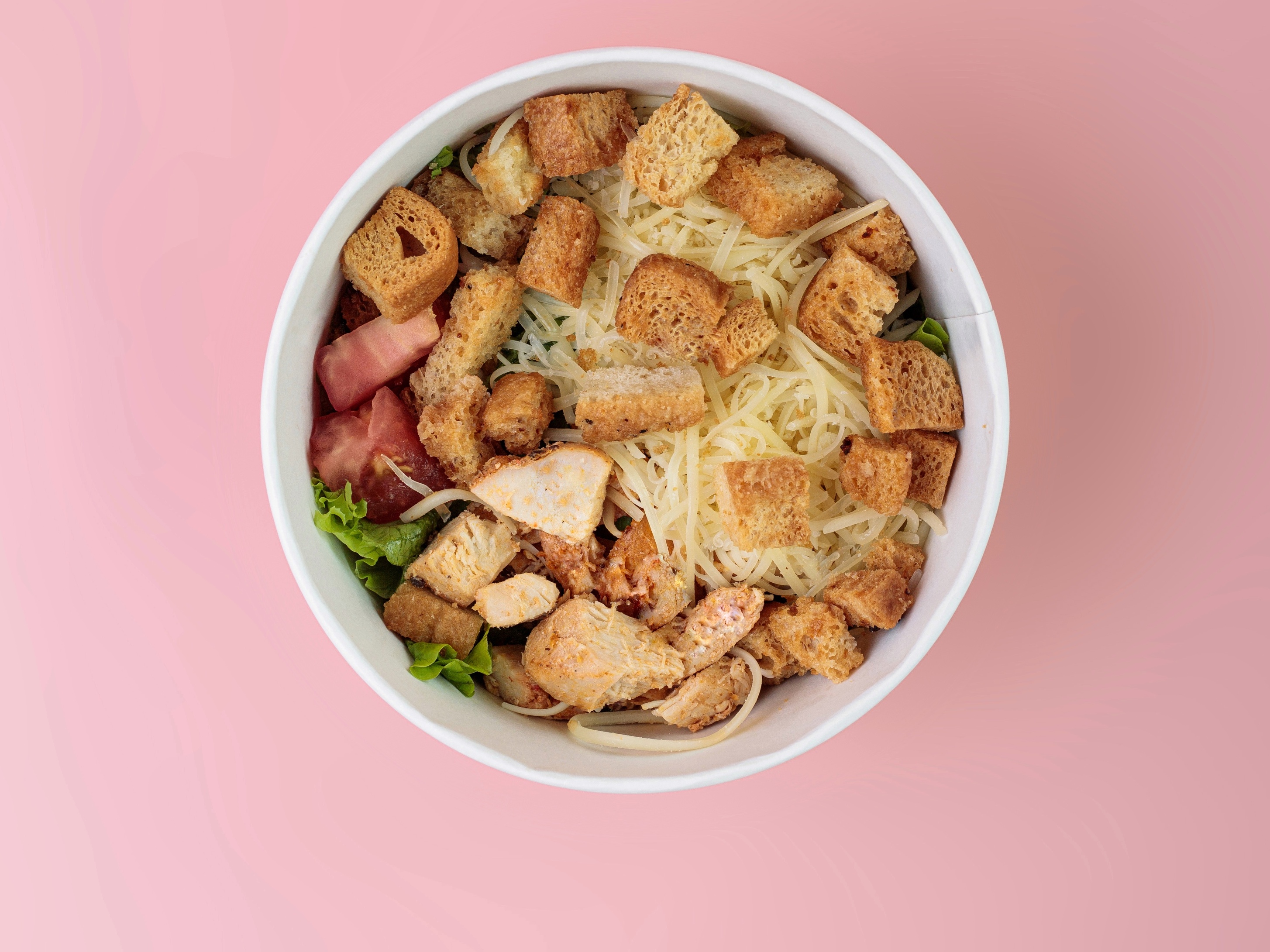 Салат Цезарь с мясом птицы