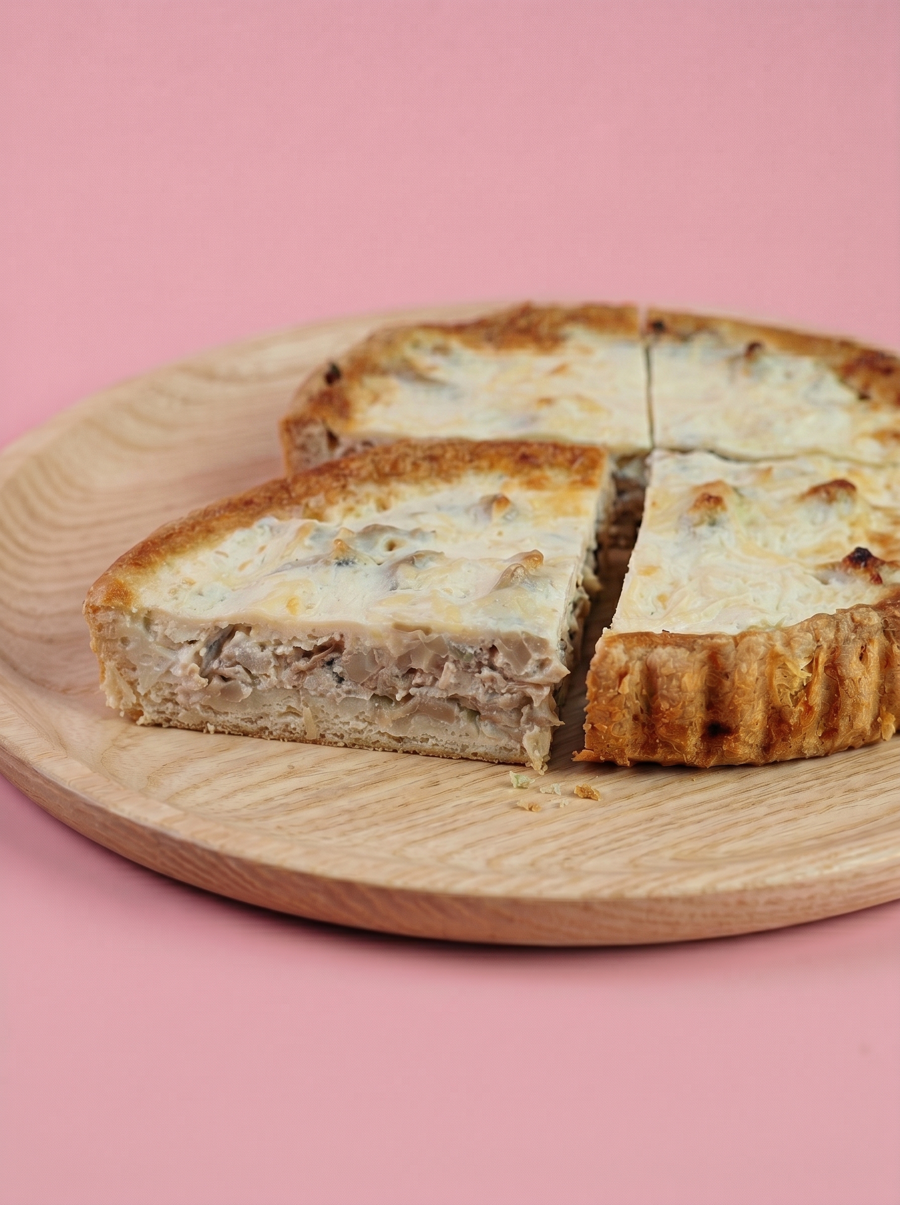 Лоранский пирог с Курицей и Грибами