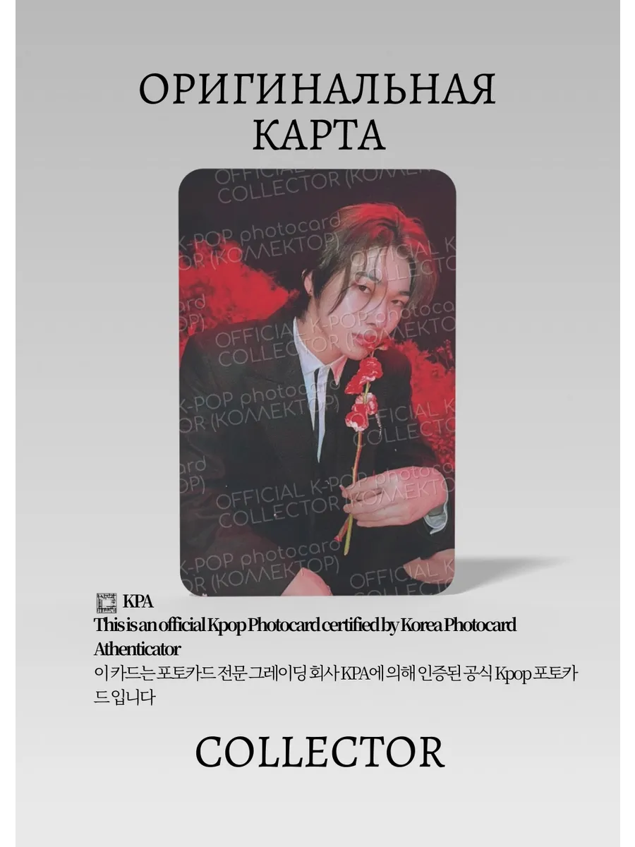 Ники ENHYPEN DARK BLOOD | Альбомная Официальная K-pop фотокарта (CA/EN/DB/NB/07)