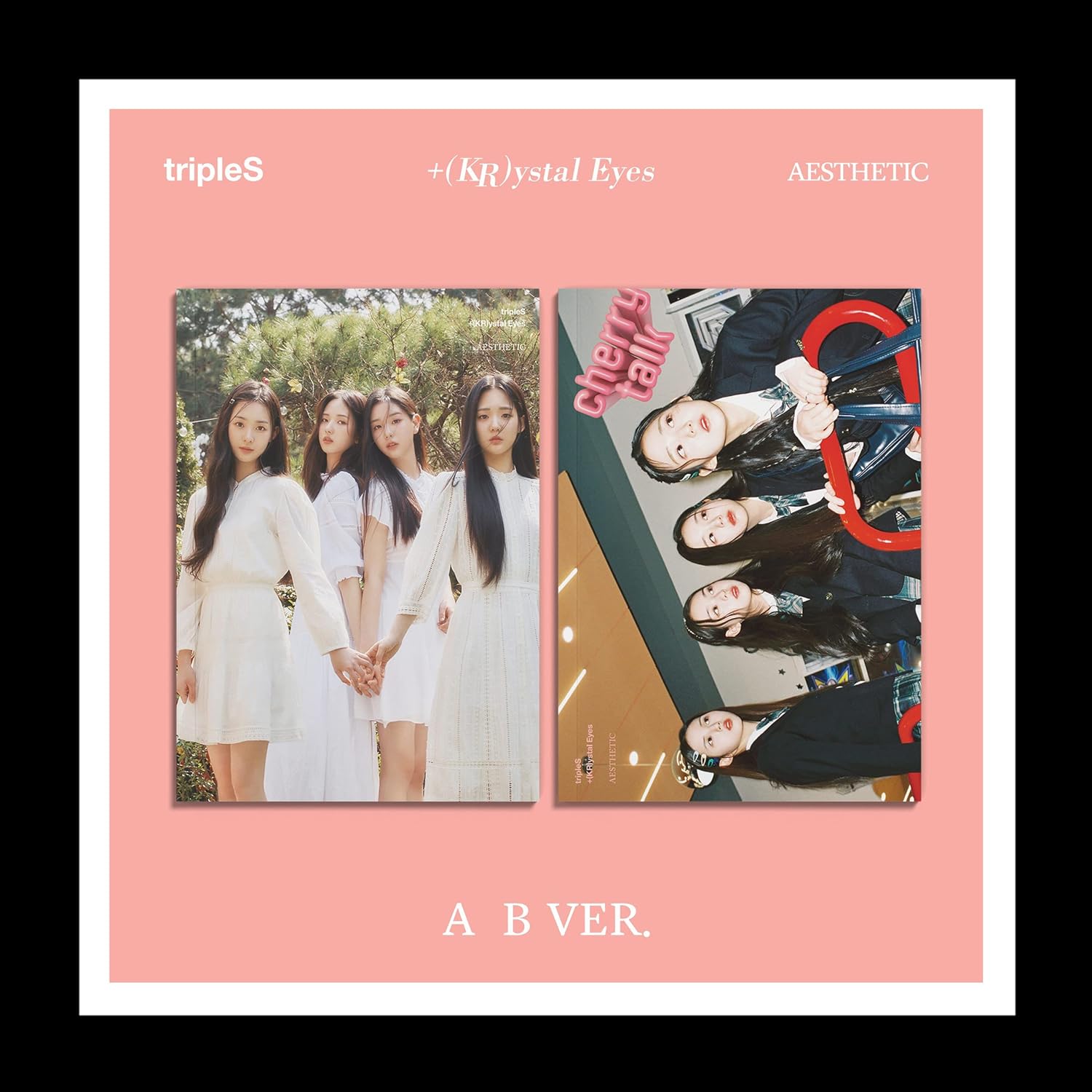 ОФИЦИАЛЬНЫЙ K-pop альбом TRIPLES +(KR)YSTAL EYES AESTHETIC