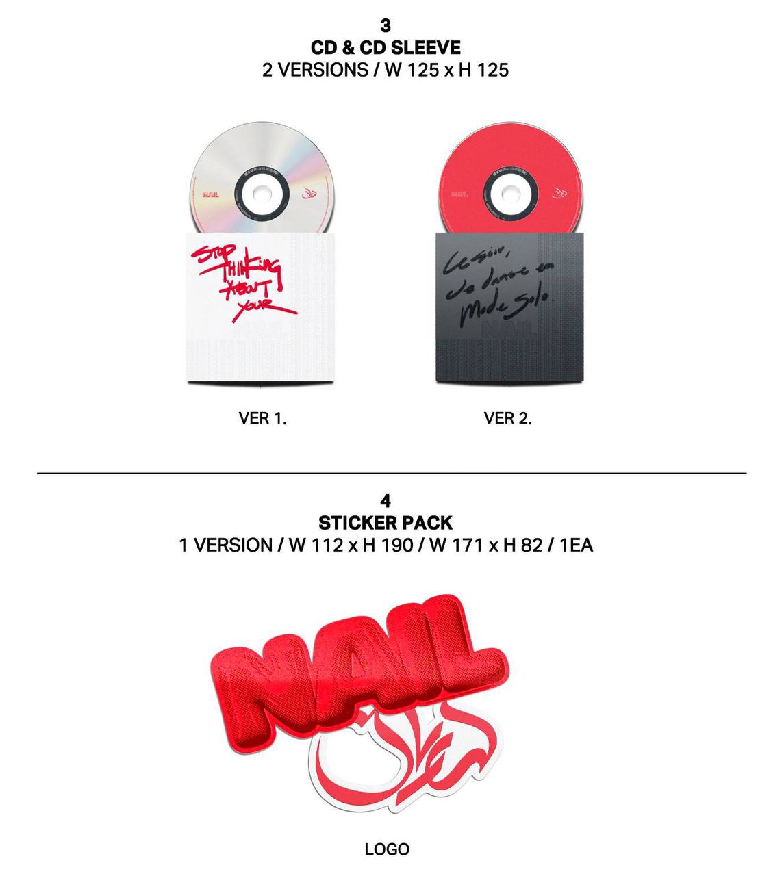 ОФИЦИАЛЬНЫЙ K-pop альбом YVES NAIL (Deluxe ver.)