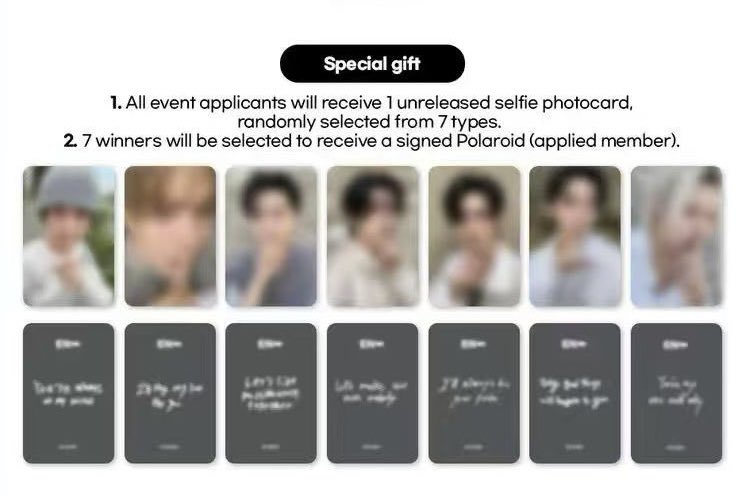 ОФИЦИАЛЬНАЯ карта ENHYPEN THE SIN VANISH NY MUSIC VIDEO CALL EVENT