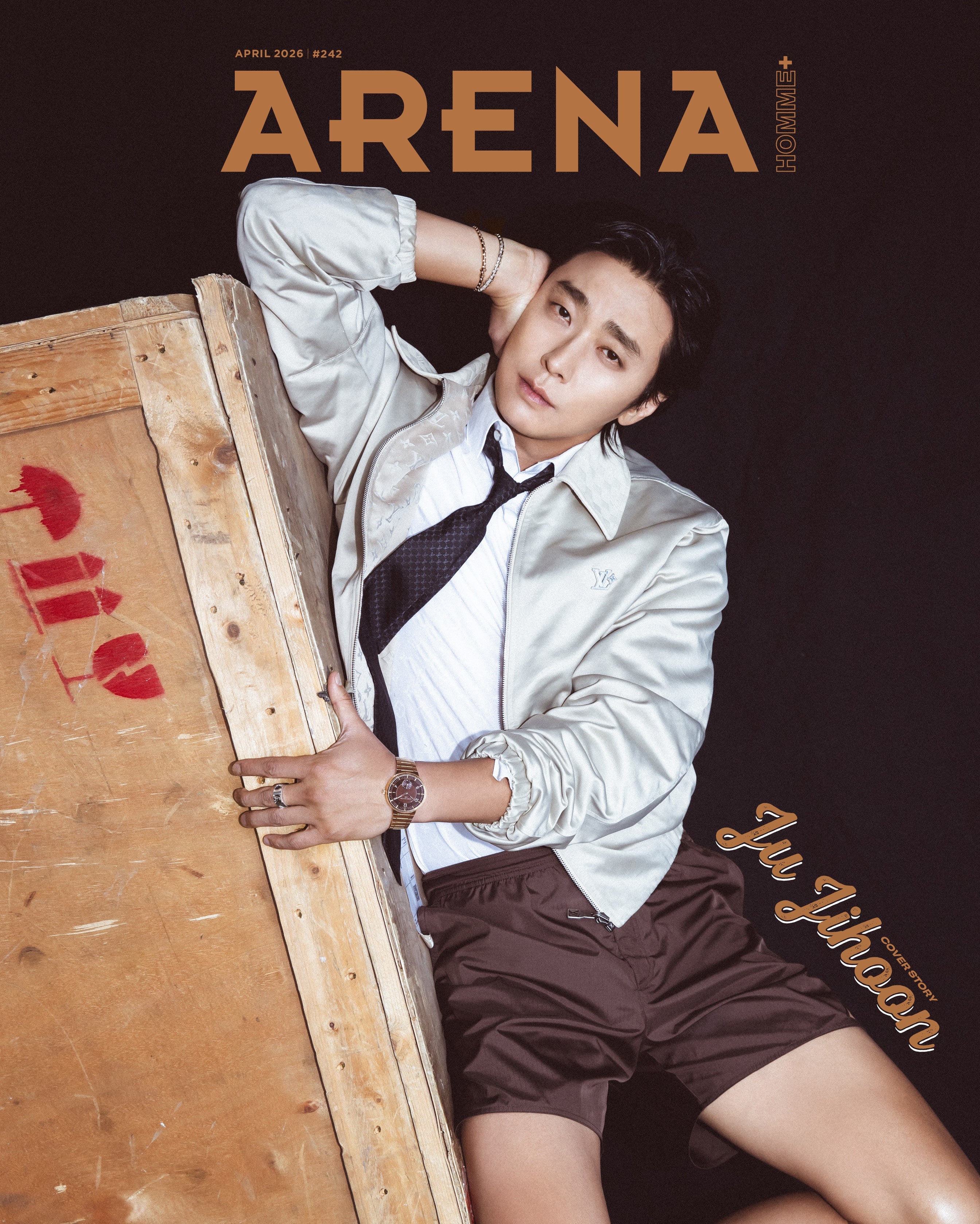 (Чу Джихун) ОФИЦИАЛЬНЫЙ журнал ARENA HOMME 2026.04 C Type