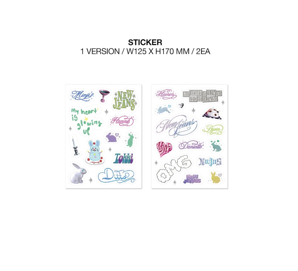 ОФИЦИАЛЬНЫЙ K-pop альбом NEWJEANS OMG (Message Card ver.) (Hanni ver.)