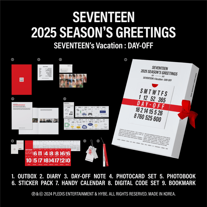 Гритинг SEVENTEEN 2025 SEASONS GREETINGS (US)