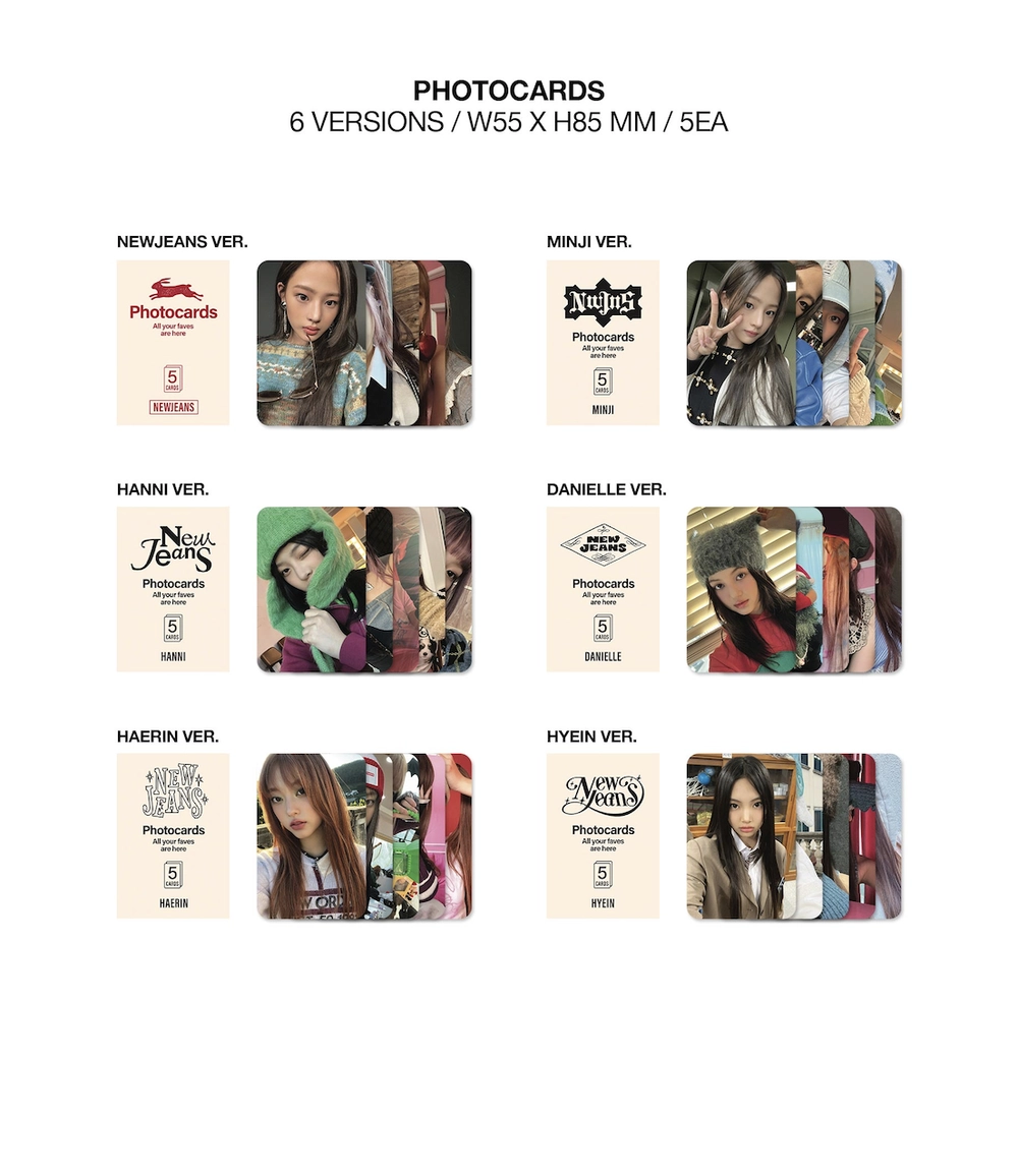 ОФИЦИАЛЬНЫЙ K-pop альбом NEWJEANS OMG (Message Card ver.)