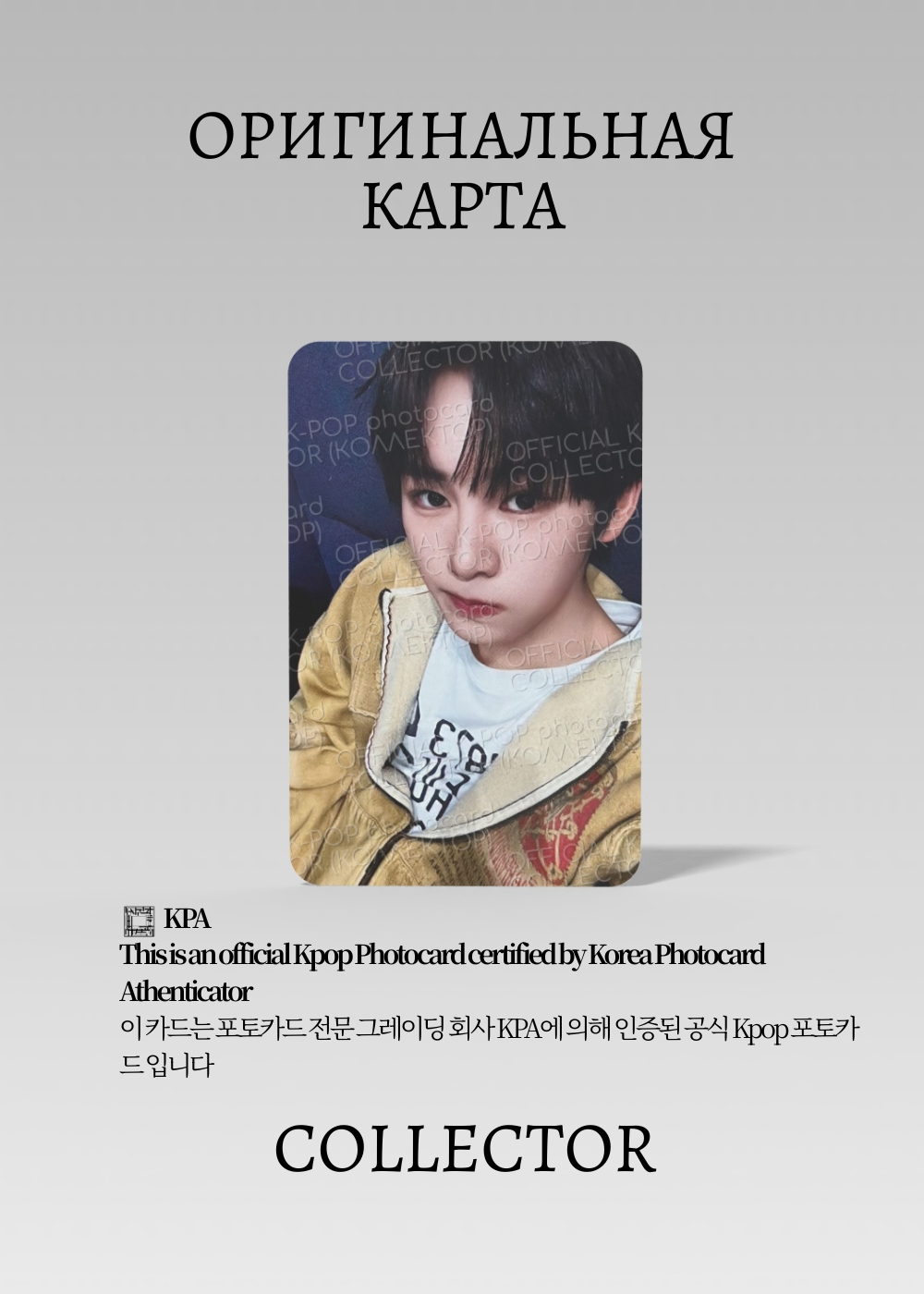 ОФИЦИАЛЬНАЯ K-pop карта ALPHA DRIVE ONE EUPHORIA (Ивент) (черный)