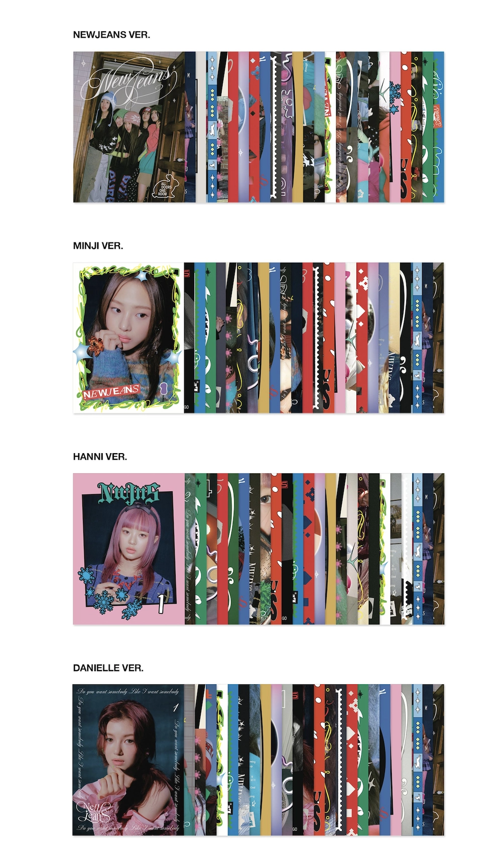 ОФИЦИАЛЬНЫЙ K-pop альбом NEWJEANS OMG (Message Card ver.)