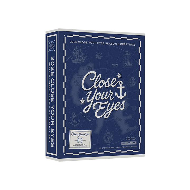 Гритинг  CLOSE YOUR EYES 2026 SEASONS GREETINGS