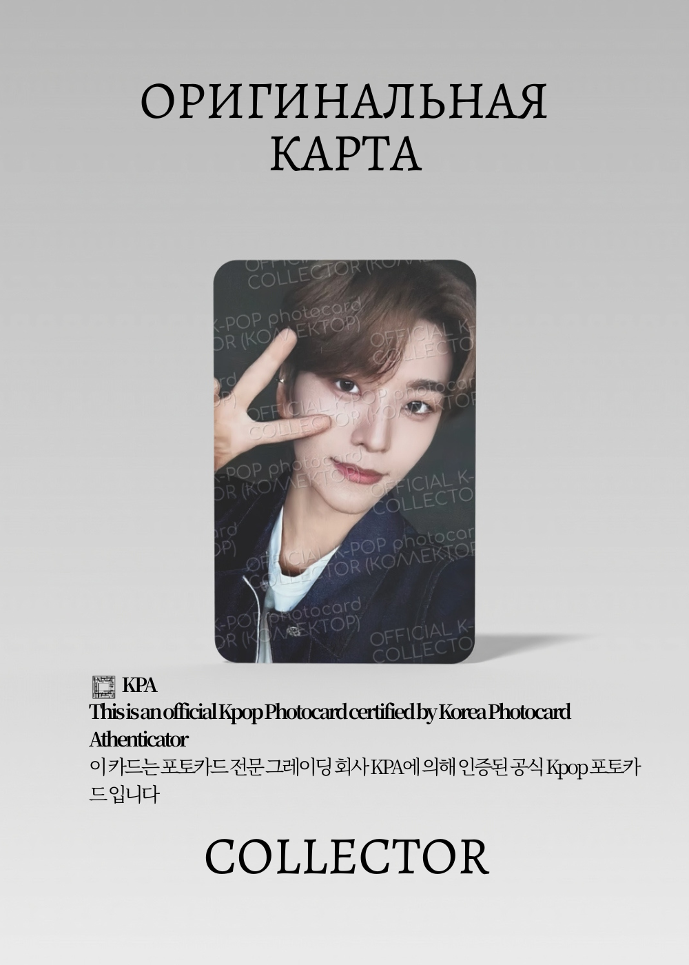 ОФИЦИАЛЬНАЯ K-pop карта ALPHA DRIVE ONE EUPHORIA (Ивент) (черный)105