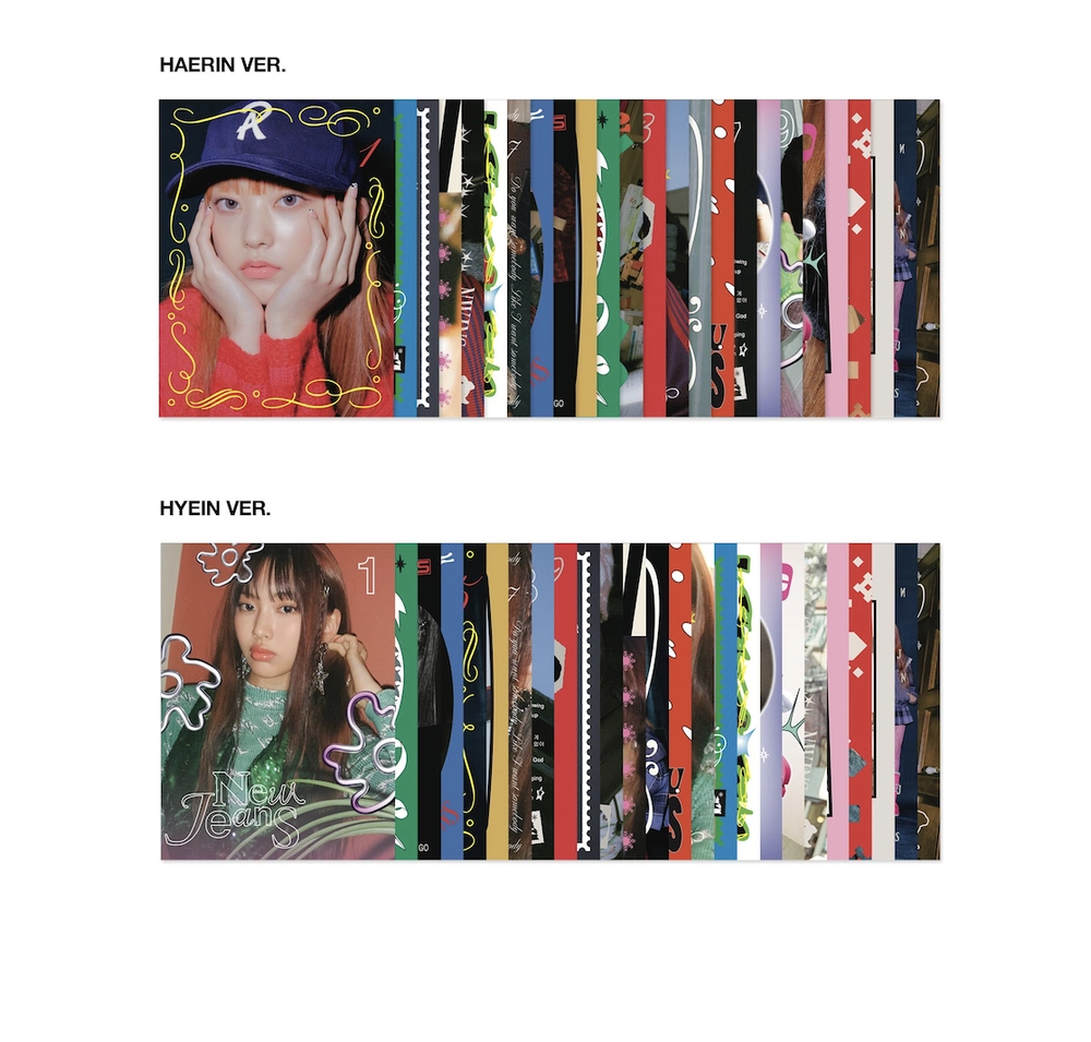 ОФИЦИАЛЬНЫЙ K-pop альбом NEWJEANS OMG (Message Card ver.)