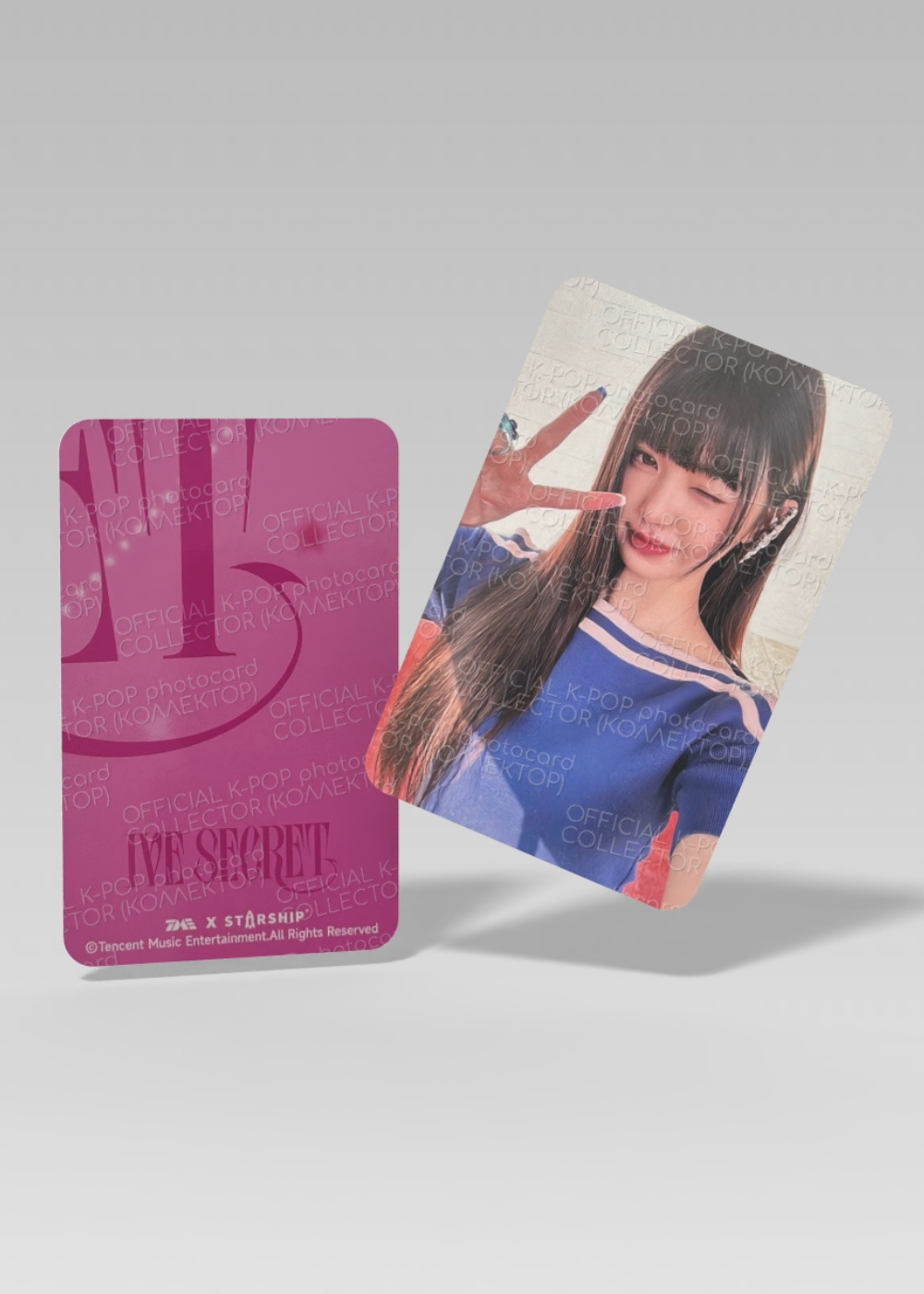 ОФИЦИАЛЬНАЯ K-pop карта Вонён из SECRET (Ивентовая) (розовый)
