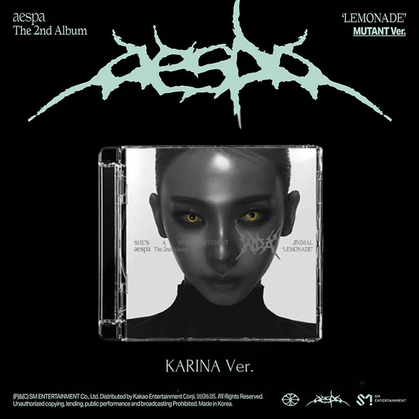 ОФИЦИАЛЬНЫЙ K-pop альбом AESPA LEMONADE (MUTANT Ver.)