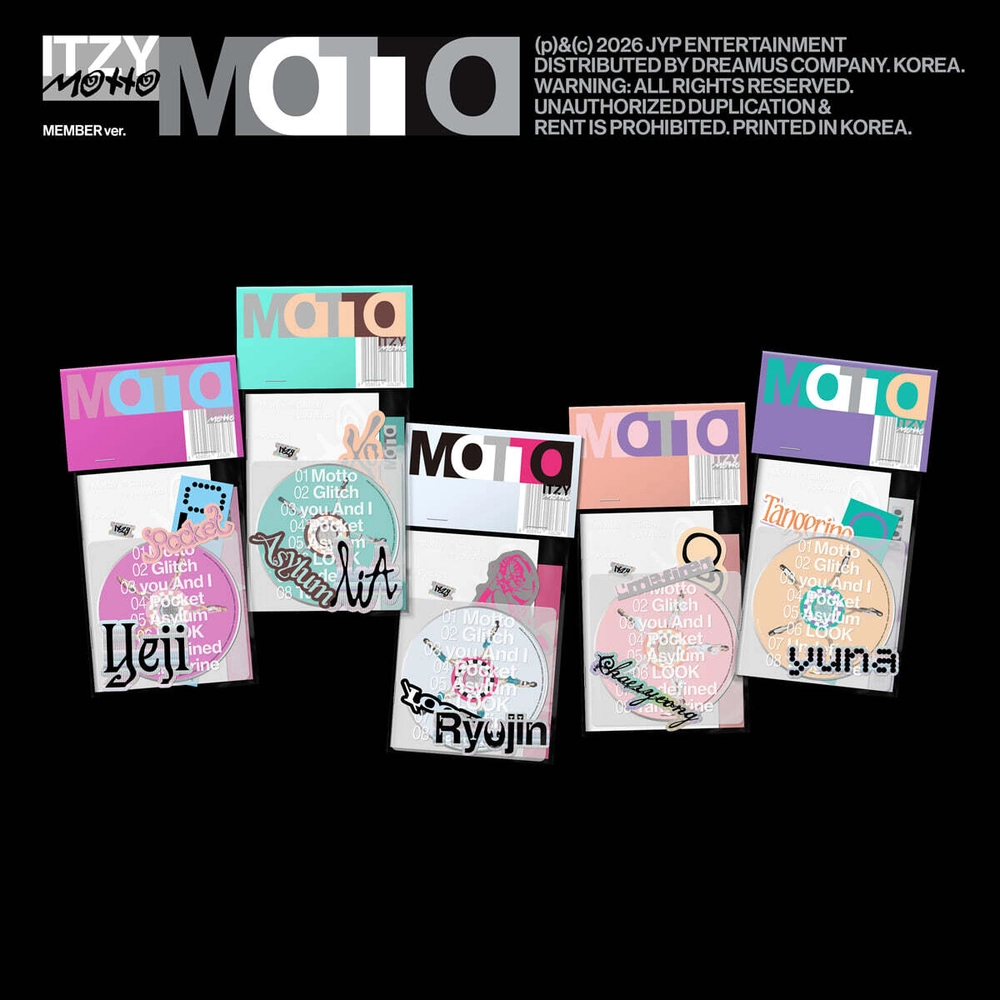 ОФИЦИАЛЬНЫЙ альбом ITZY MOTTO (MEMBER Ver.)